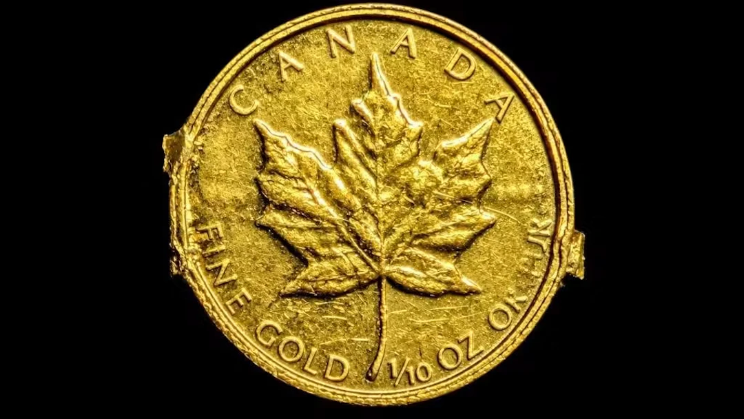 ., 24k(3.1g), 1986 maple leafcoin, retail value .