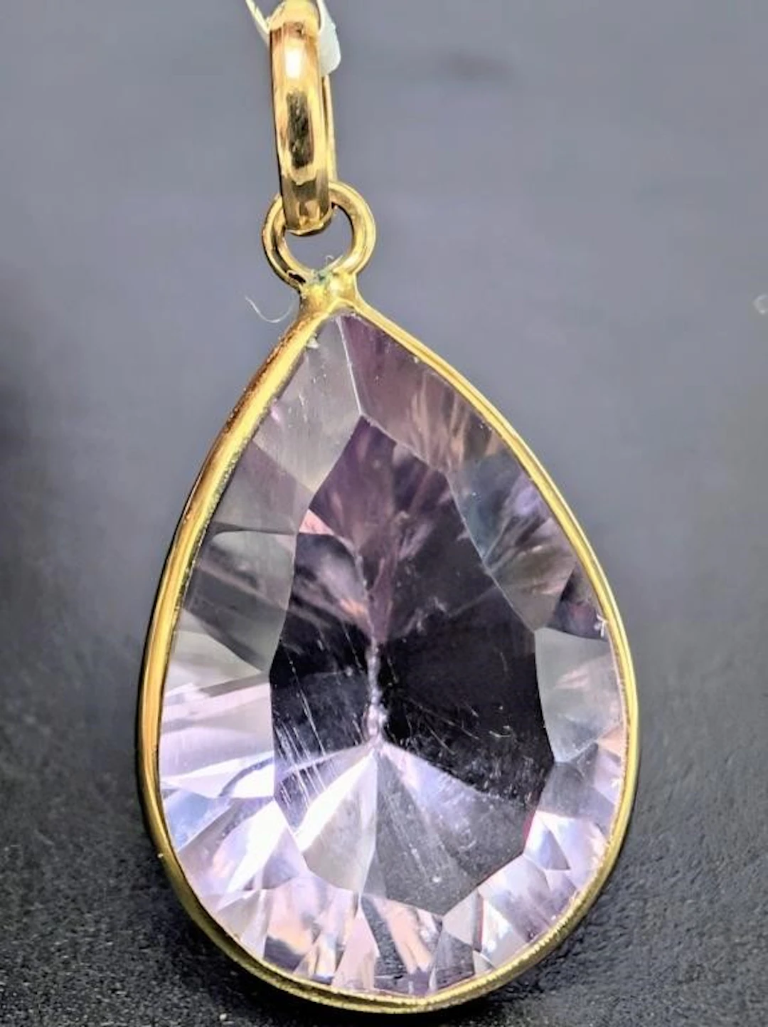 $650, 10k(1.55g), amtheyst (6ct) pendant, apprais