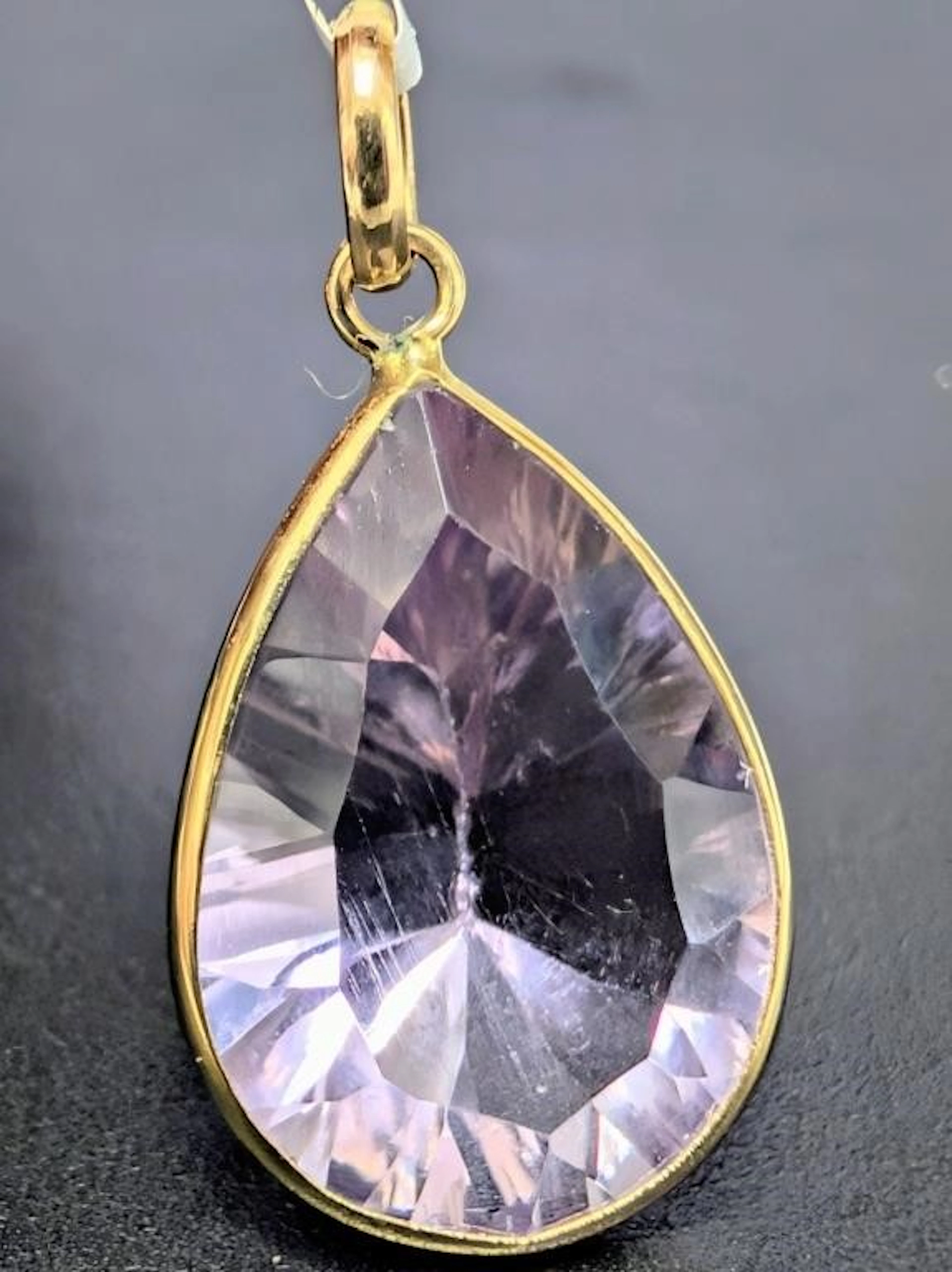 $650, 10k(1.55g), amtheyst (6ct) pendant, apprais