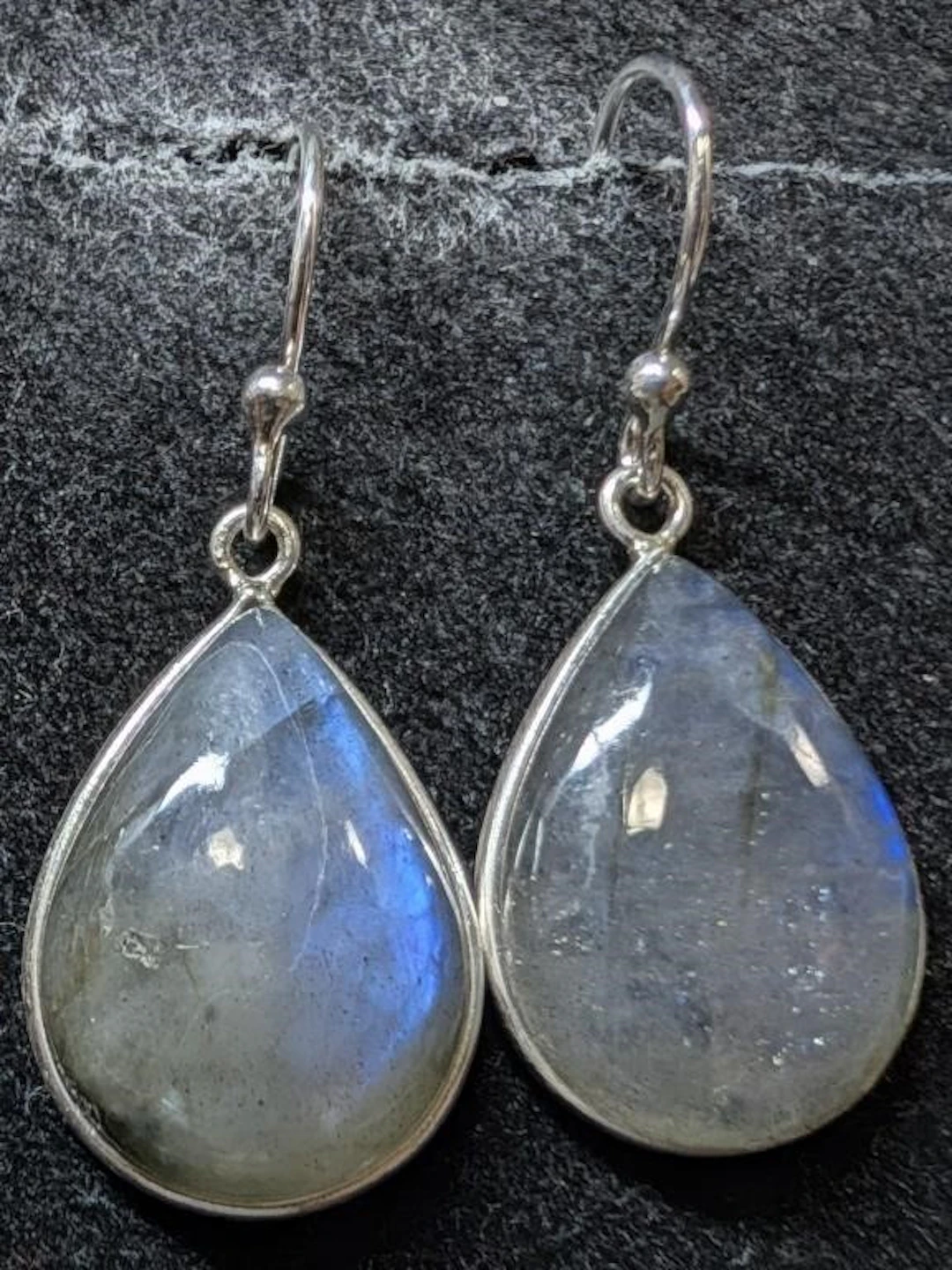 $140, Silver(5.43g), LabradoriteEarring, appraised