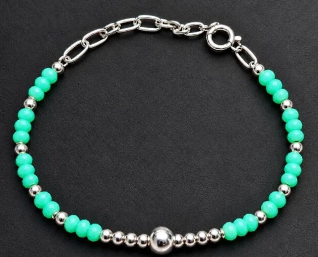 $100, silver (2.6g), turquoisebracelet (stretchabl