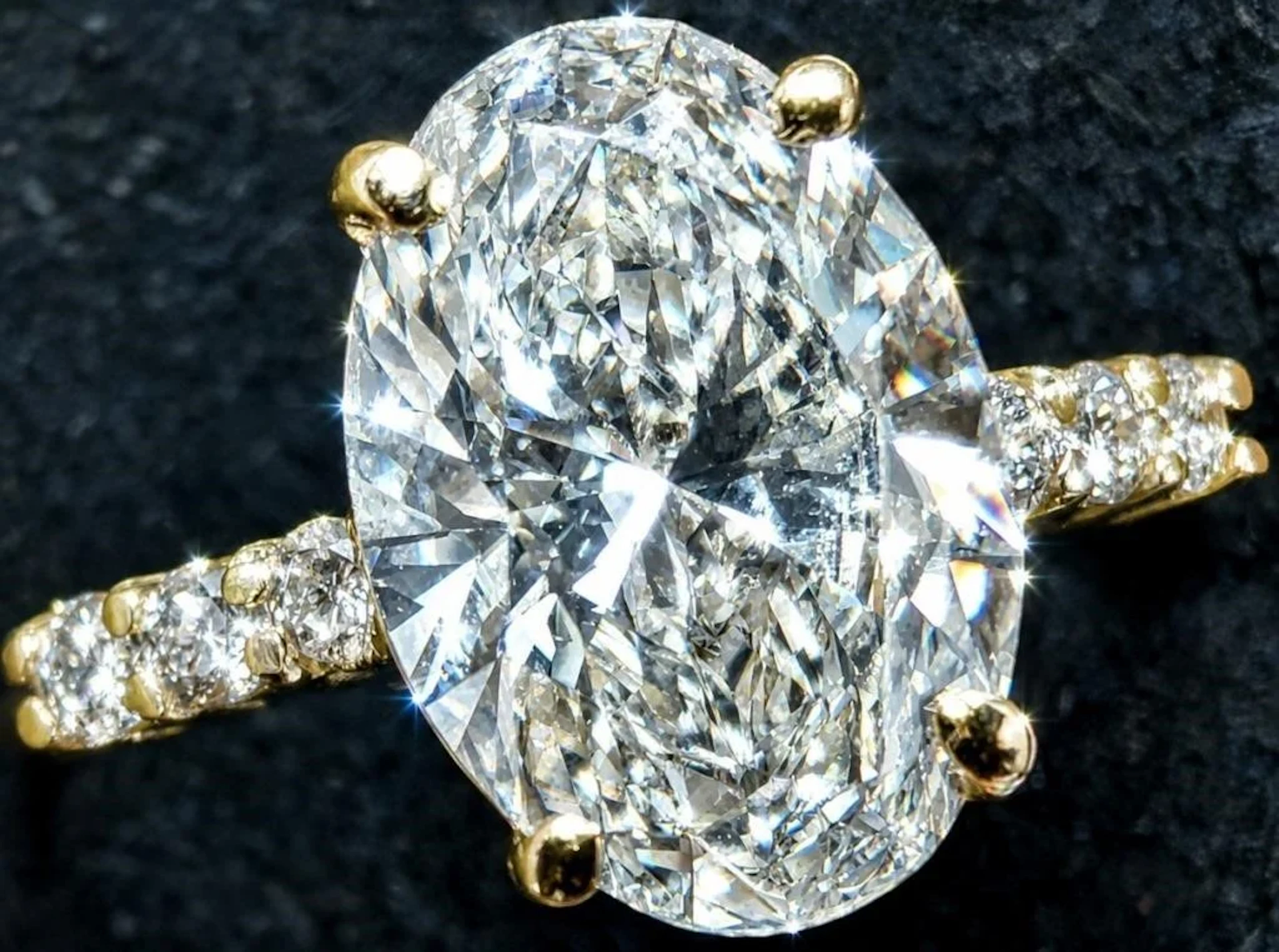 $4000, 10k(1.5g), lab diamond (1.7ct)ring, size 5
