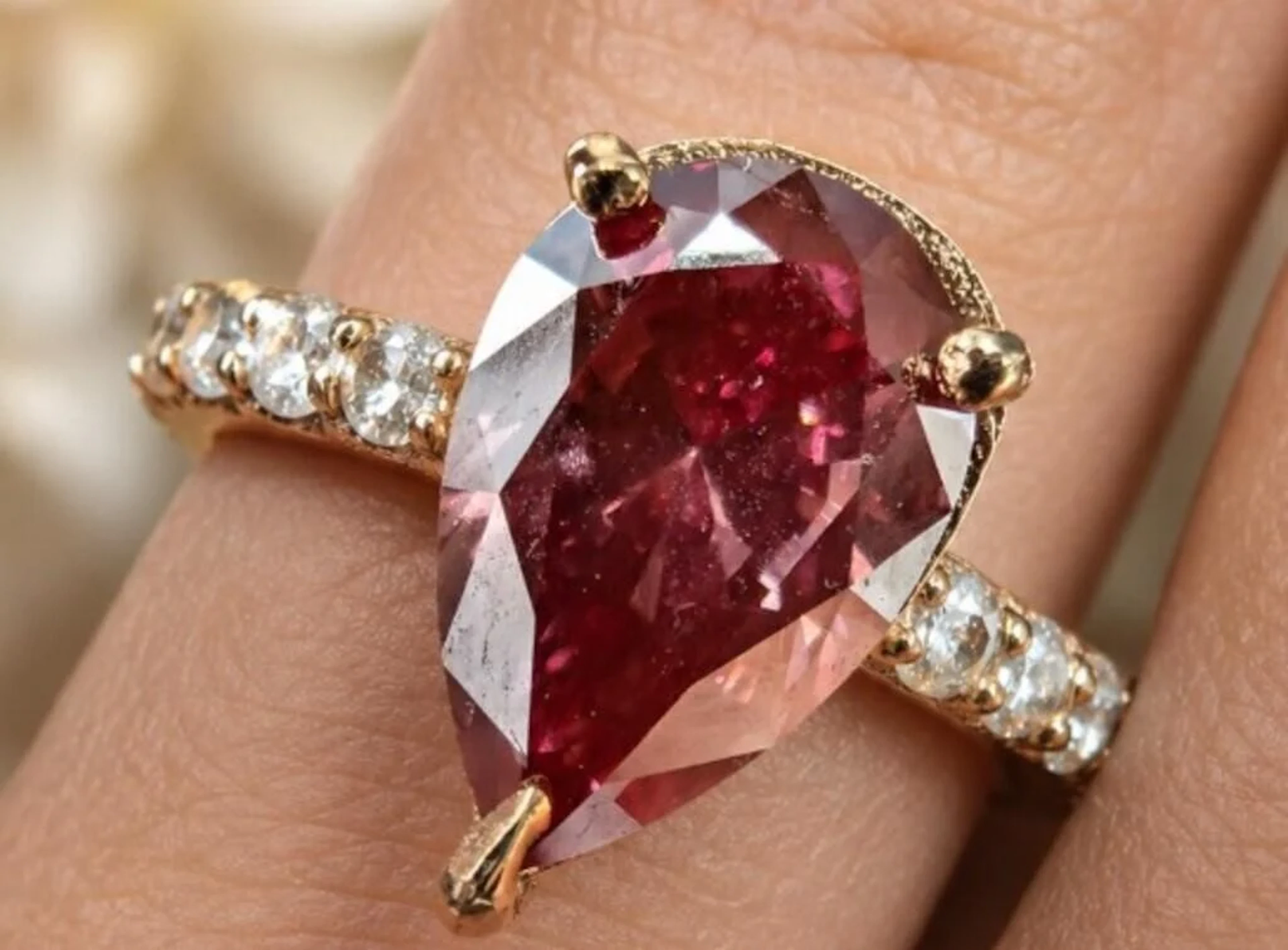 $3400, 10k(1.7g), lab diamond (1.1ct)Ring, size 7