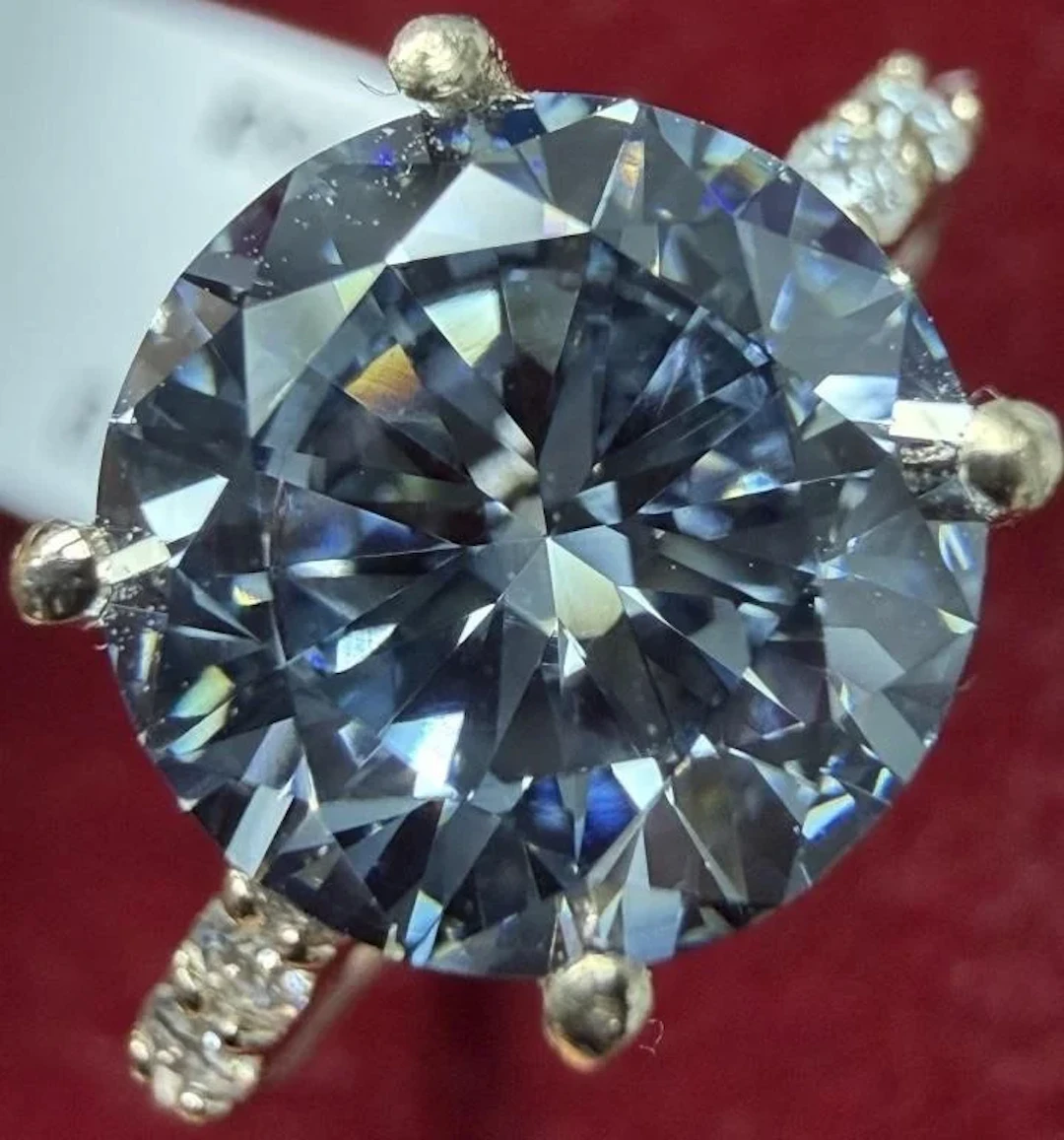 $2415, 10K YG (2.21g), Lab Diamond (1.4ct), apprai