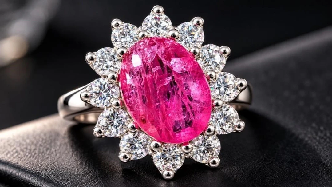 $120, Silver(3.67g), Ruby&cz (1.5ct)Ring, size 7