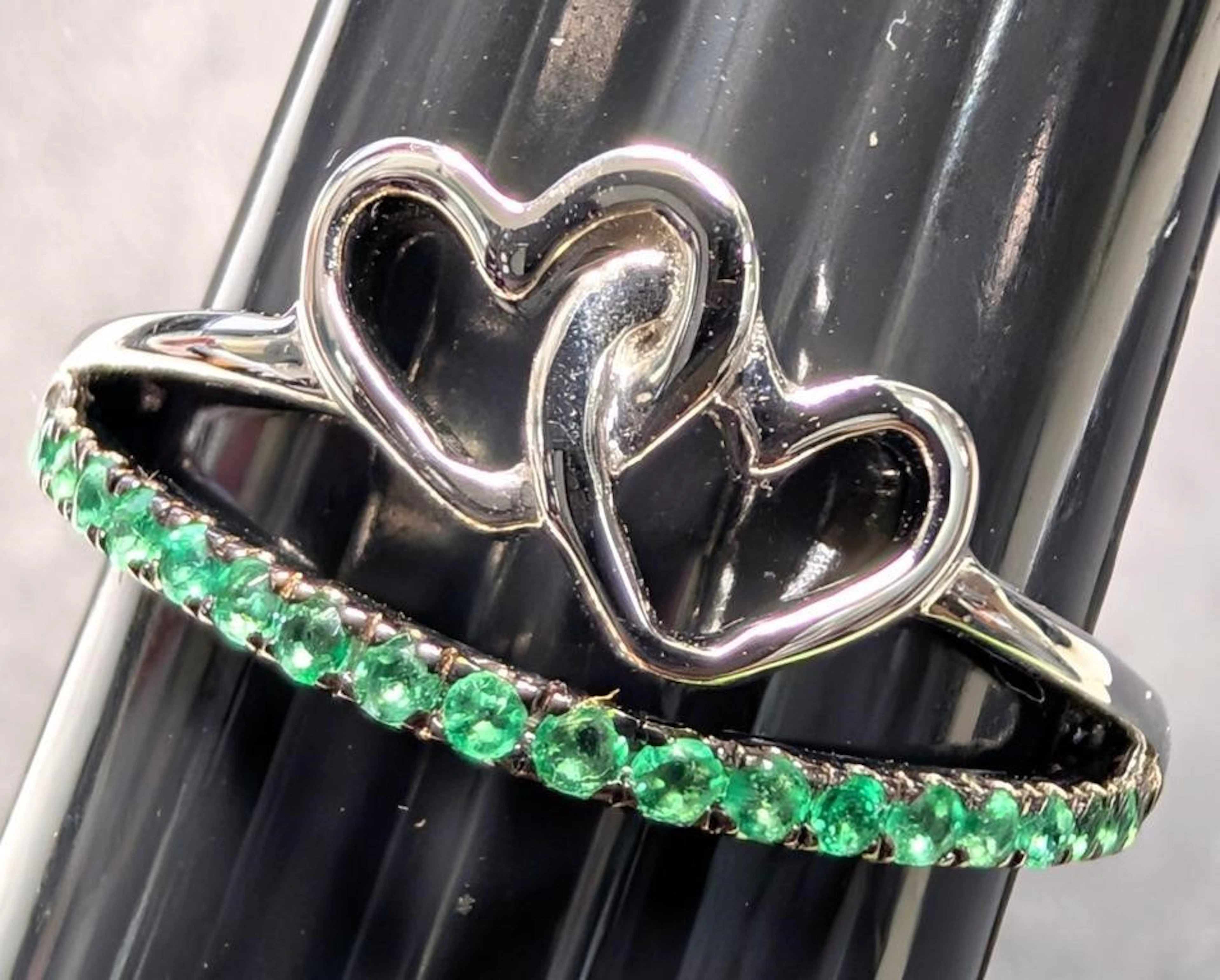 $2000, 14k(2.75g), emerald ring ,$2000