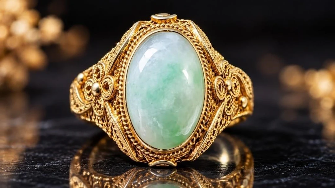 $100, Silver(3.84g), chalcedonyRing, size 6.5, app