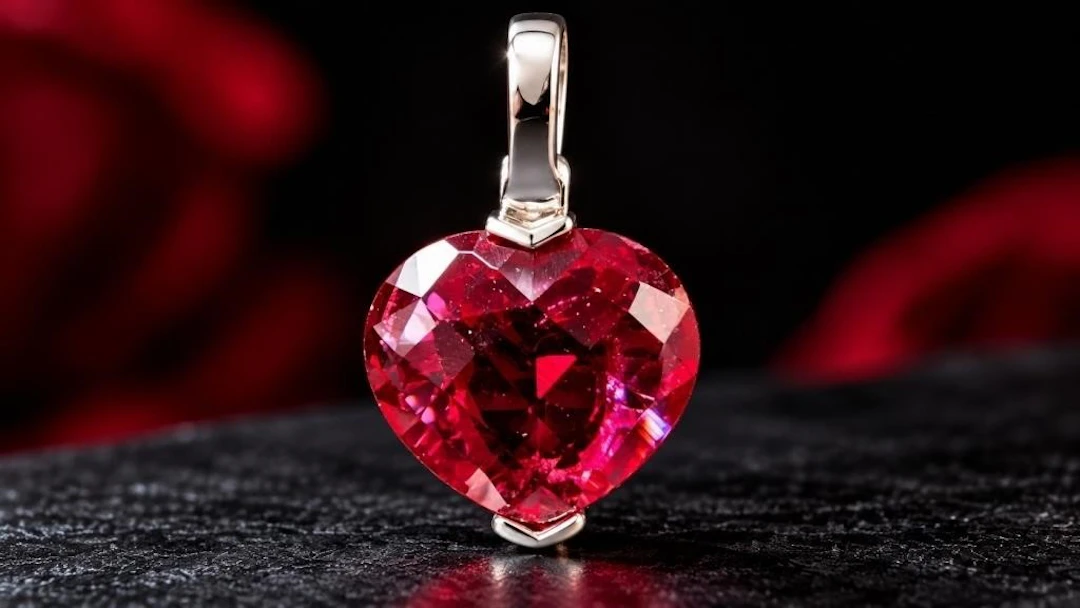 $75, Silver(2.95g), Created RubyPendant, appraised