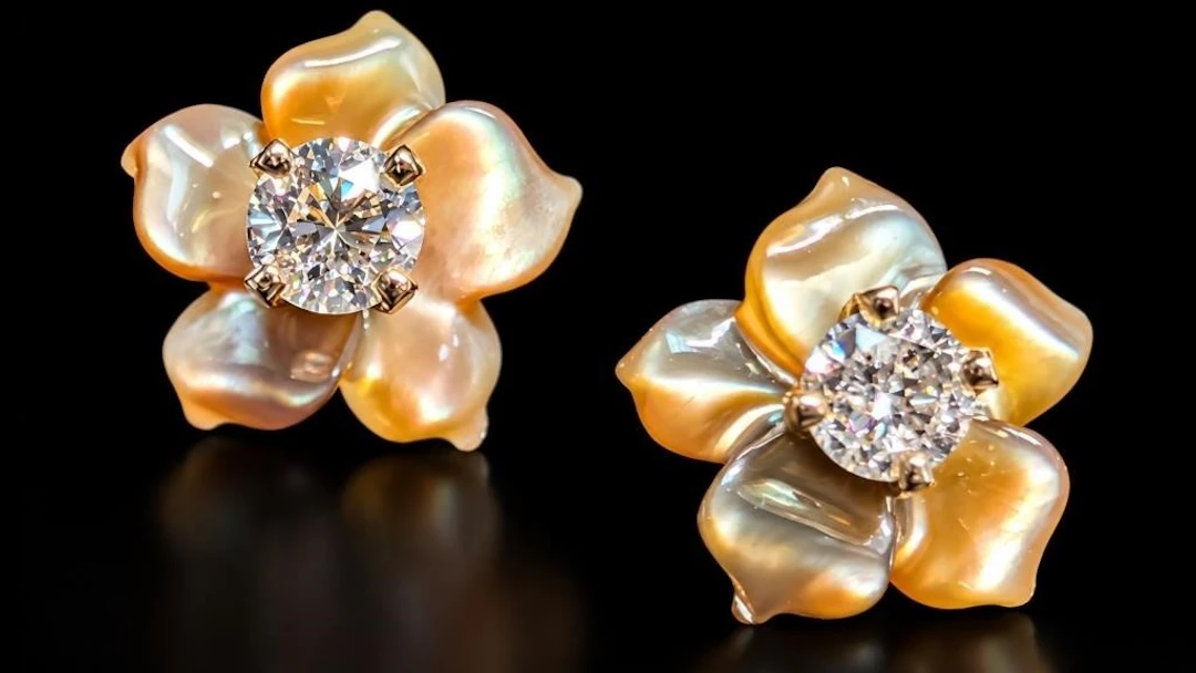 $500, 10klab diamond (0.1ct)earring 2 in 1, retail