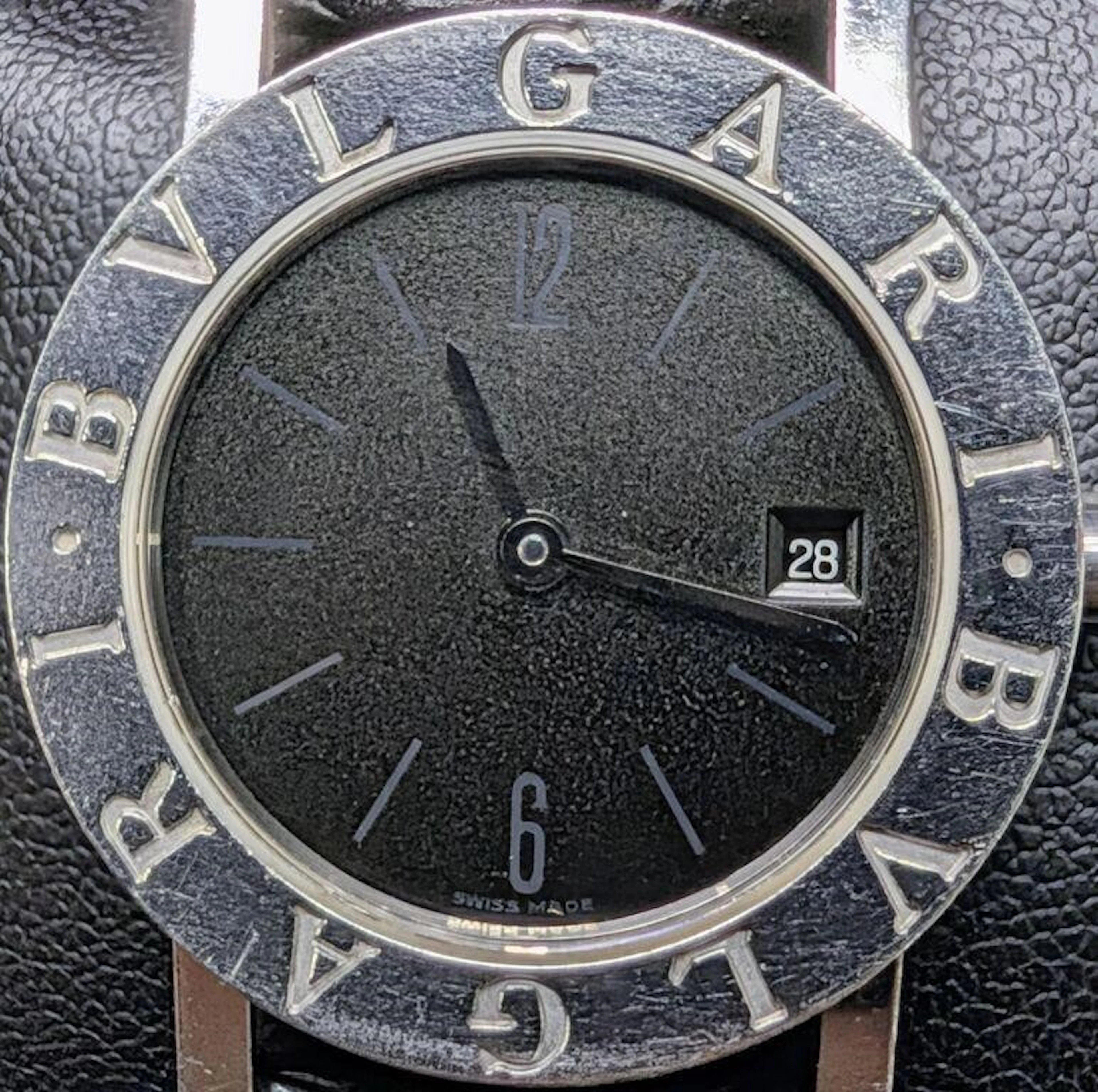 $900, BVLGARI BB 26 SLD Swiss Made watch, retail v