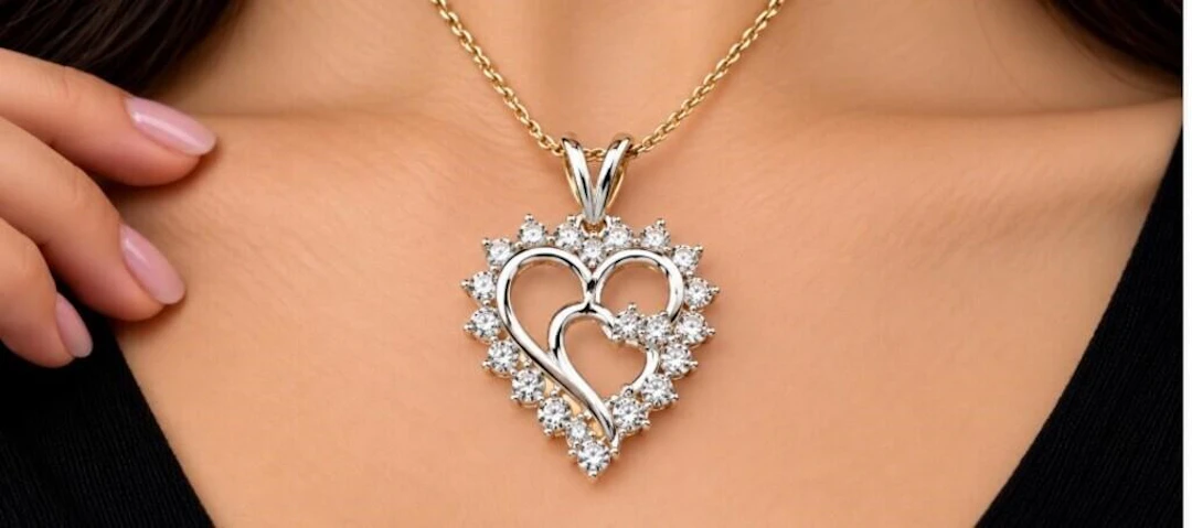 $3000, 14k(1.5g), diamond (0.15ct)pendant, retail
