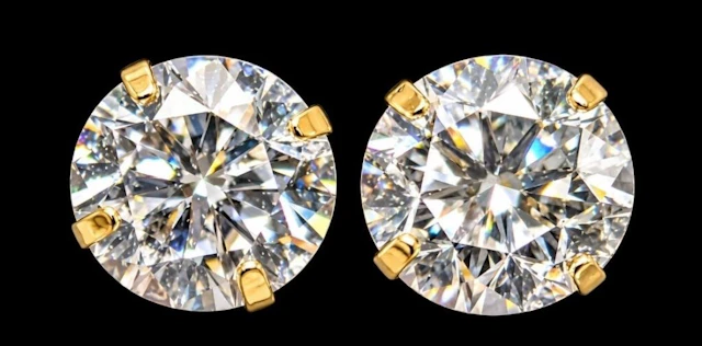 $1300, 14k(0.4g), lab diamond (0.84ct)earring, ret