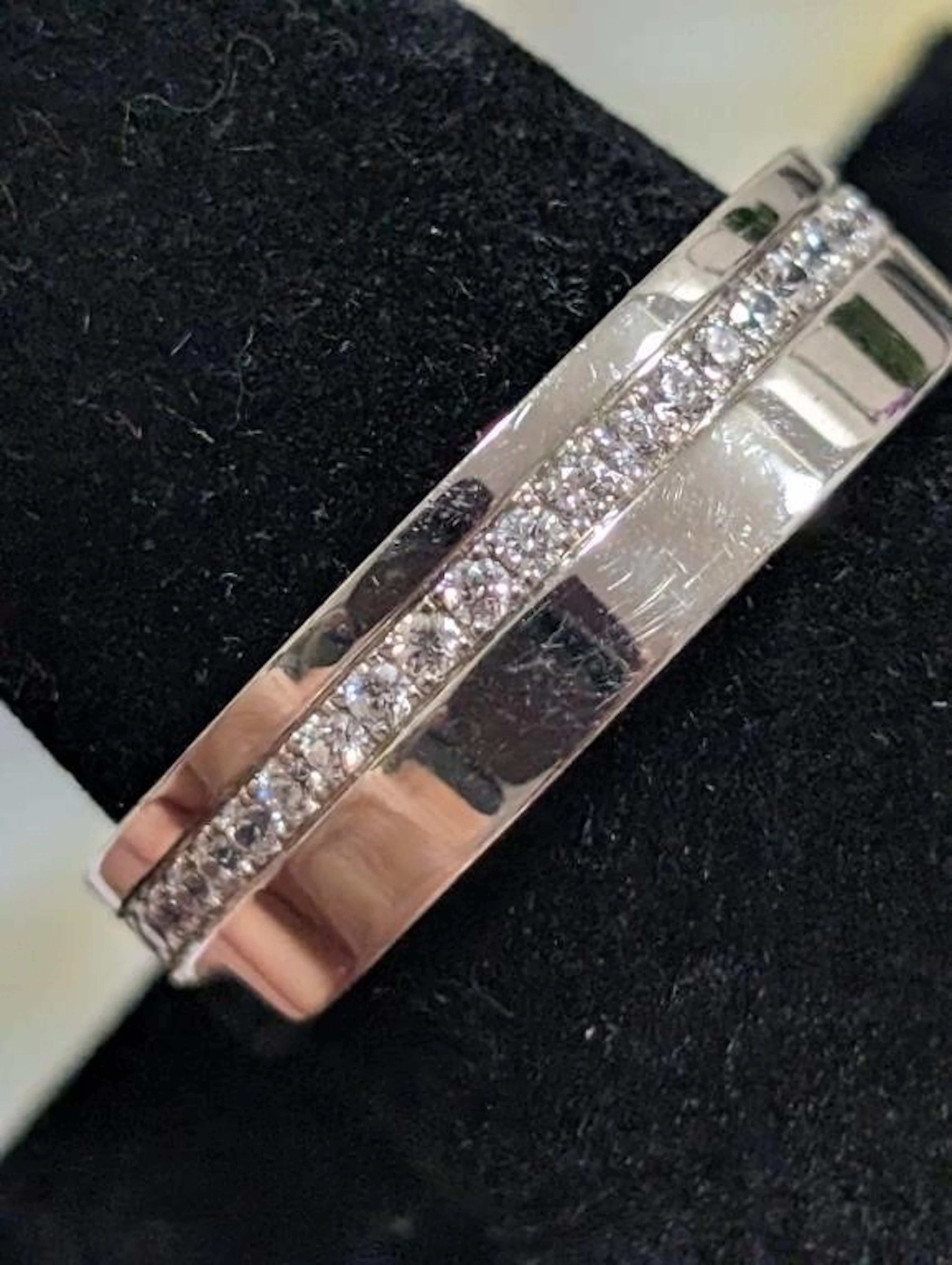 $115, Silver(4.58g), czRing, size 10, appraised/re