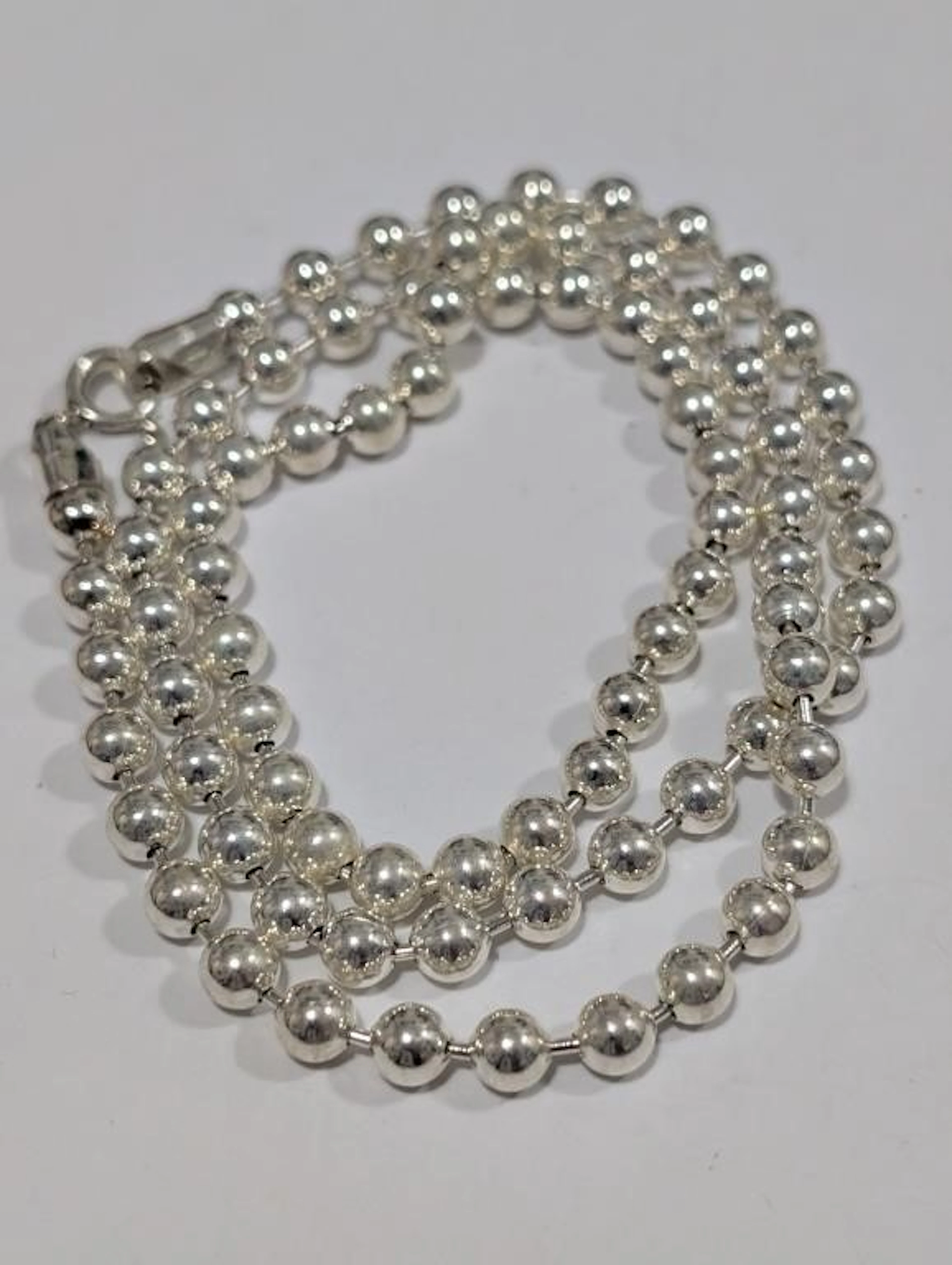 $730, Silver(36.38g), Necklace,21", appraised/ret