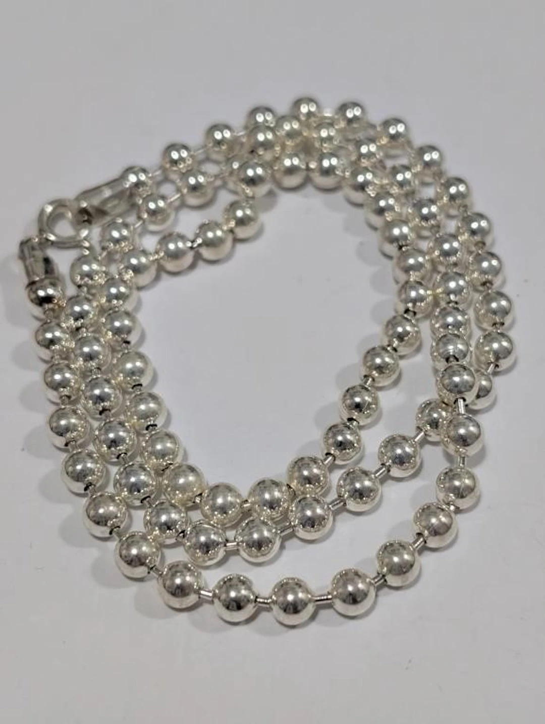 $730, Silver(36.38g), Necklace,21", appraised/ret