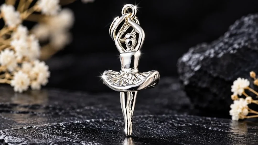 $45, Silver(2.15g), Ballerina charmPendant, apprai
