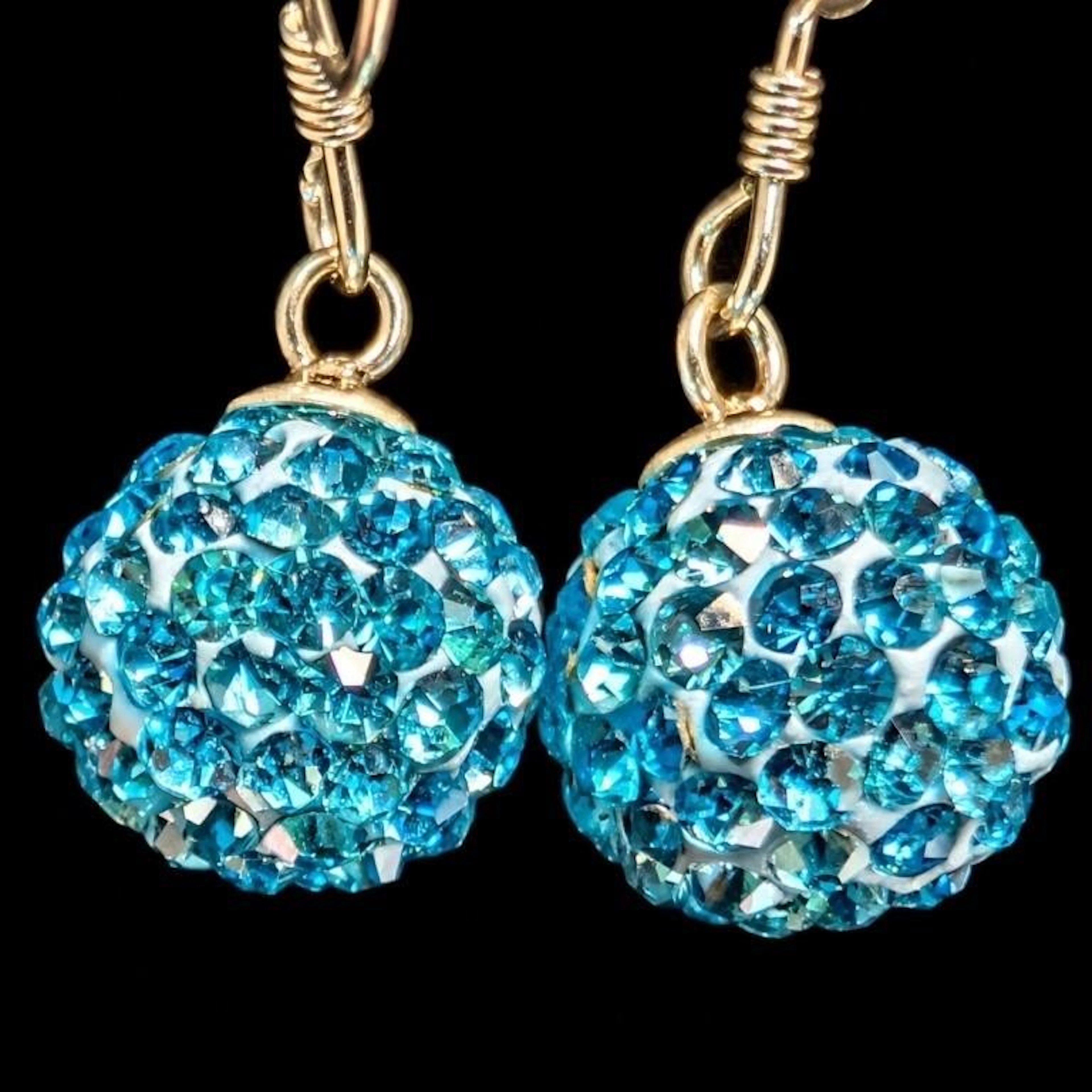 $60, silver (2.1g), crystal ball earring, retail v