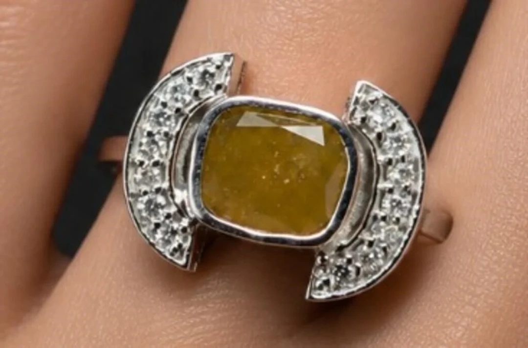 $3640, 10k(2.6g), diamond (1.15ct), diamond (0.08c