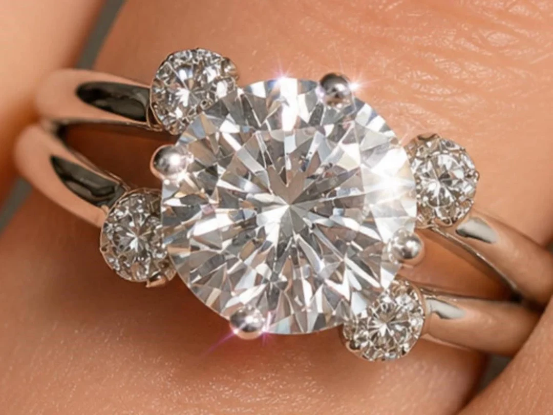 $115, Silver(4.6g), czRing, size 5, appraised/reta