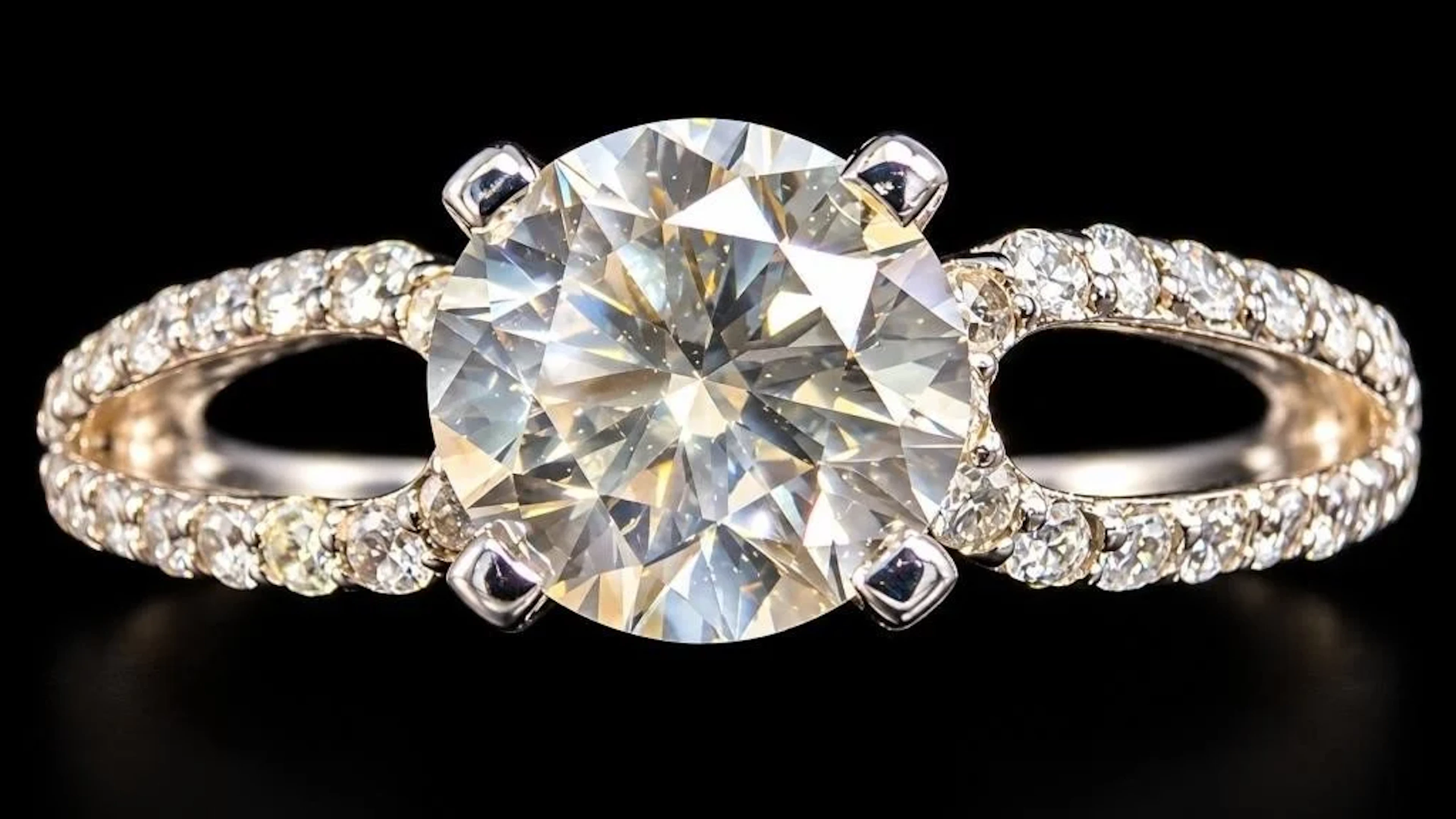 $11585, 14k(3.3g), diamond (1.2ct), diamond (0.4ct
