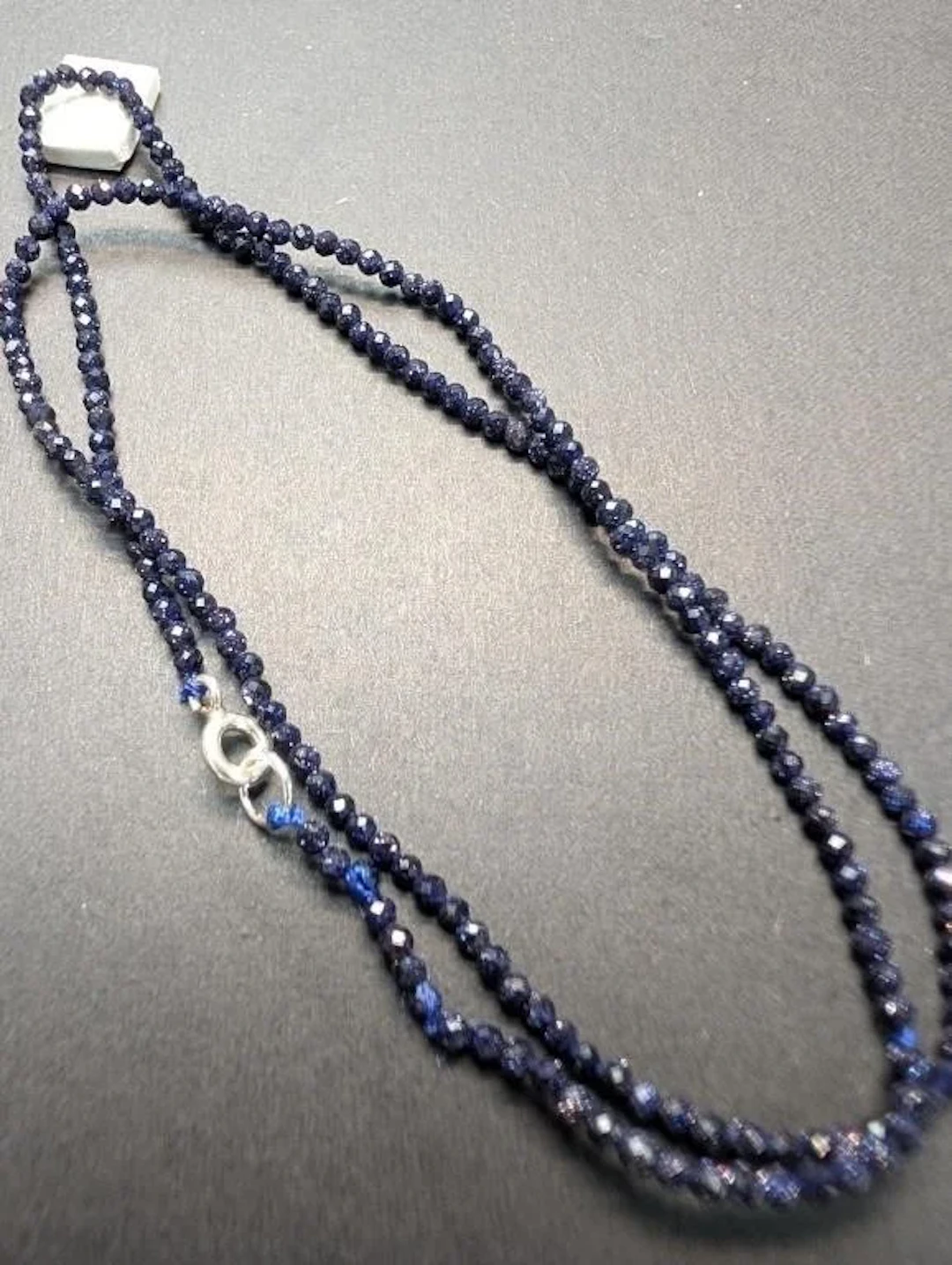 $100, SILVER.ONYX.NECKLACE 16", retail value $100