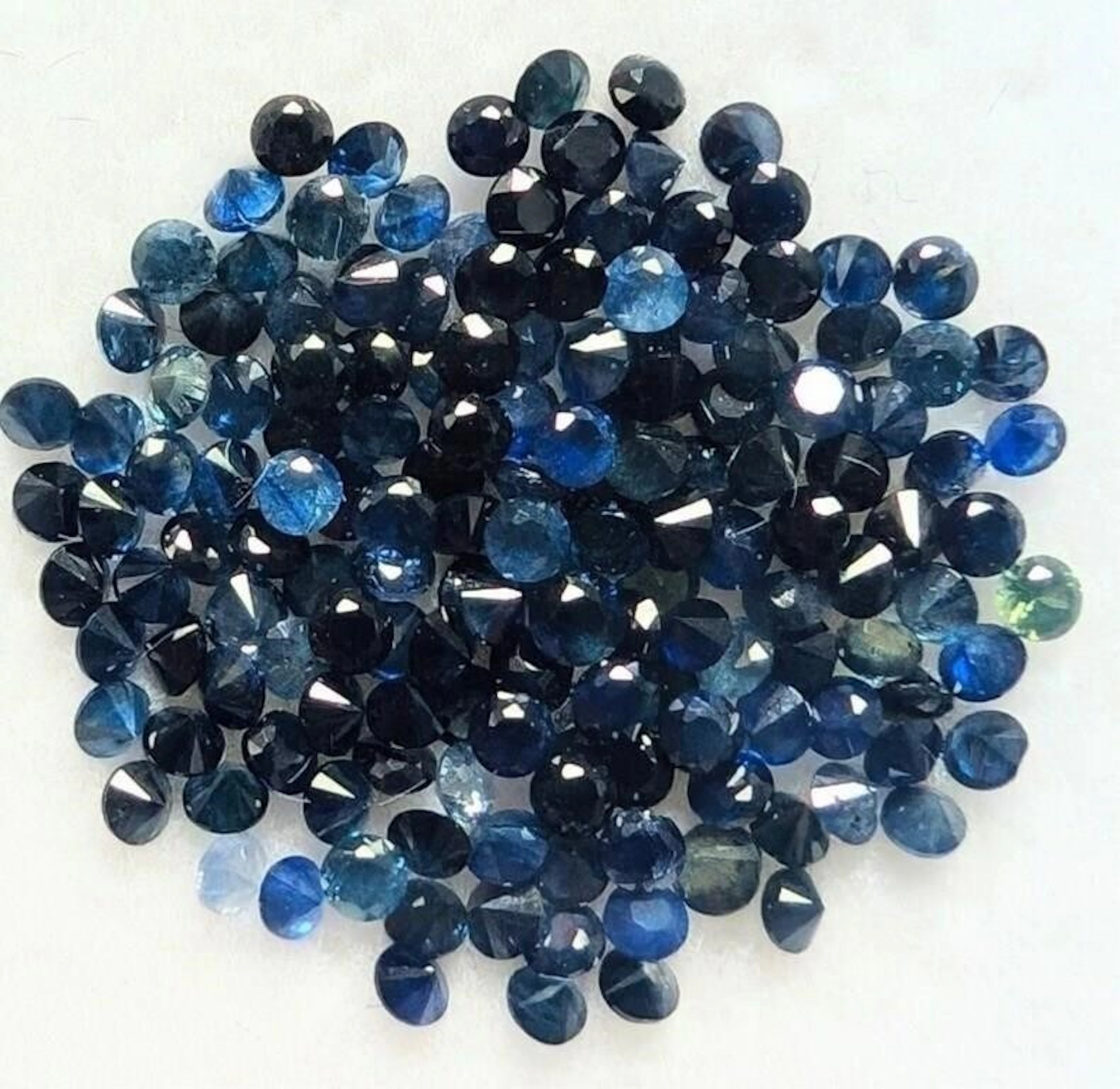 $200, genuine blue sapphire 1.7mm (app 2.5ct) gem