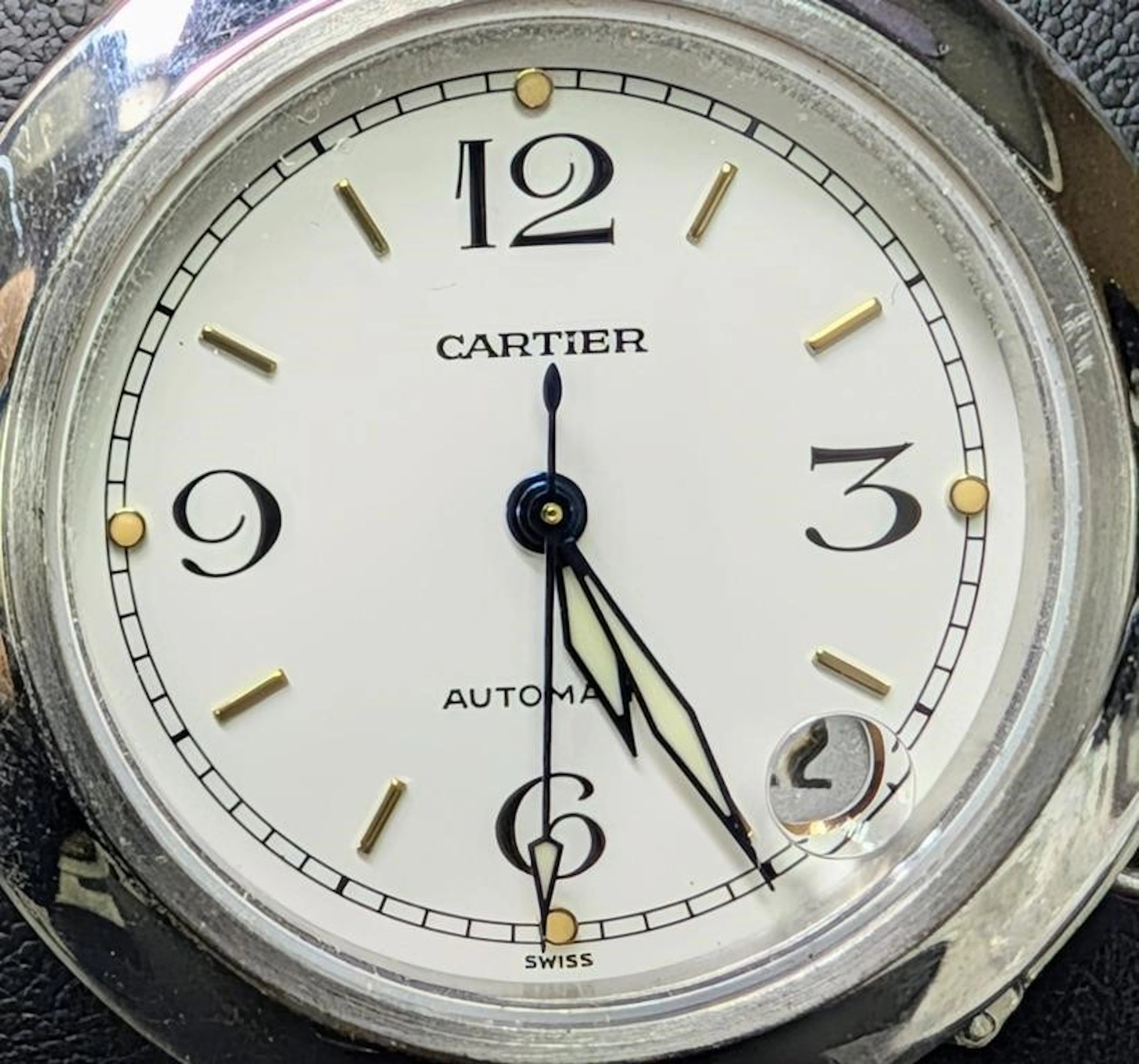 $3500, Cartier Pasha Automatic 39mm naked like new