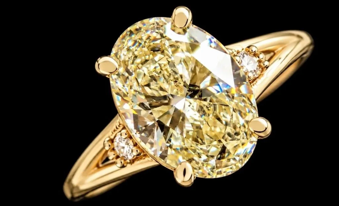 $2300, 10k(1.4g), lab diamond (1.10+0.06ct)ring, s