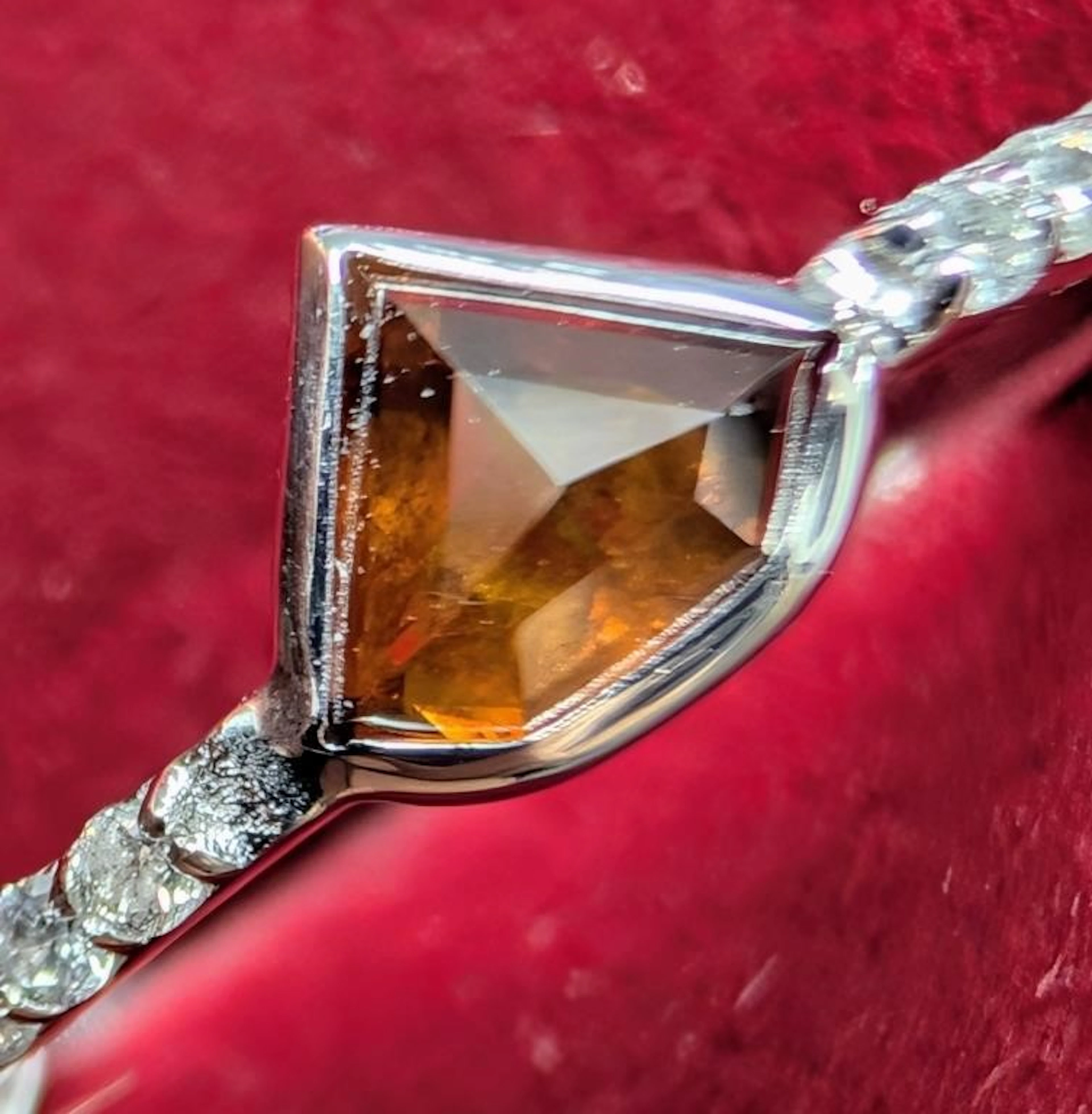 $2200, 10K(1.07g), NATURAL COLOR DIAMOND (0.55+ct