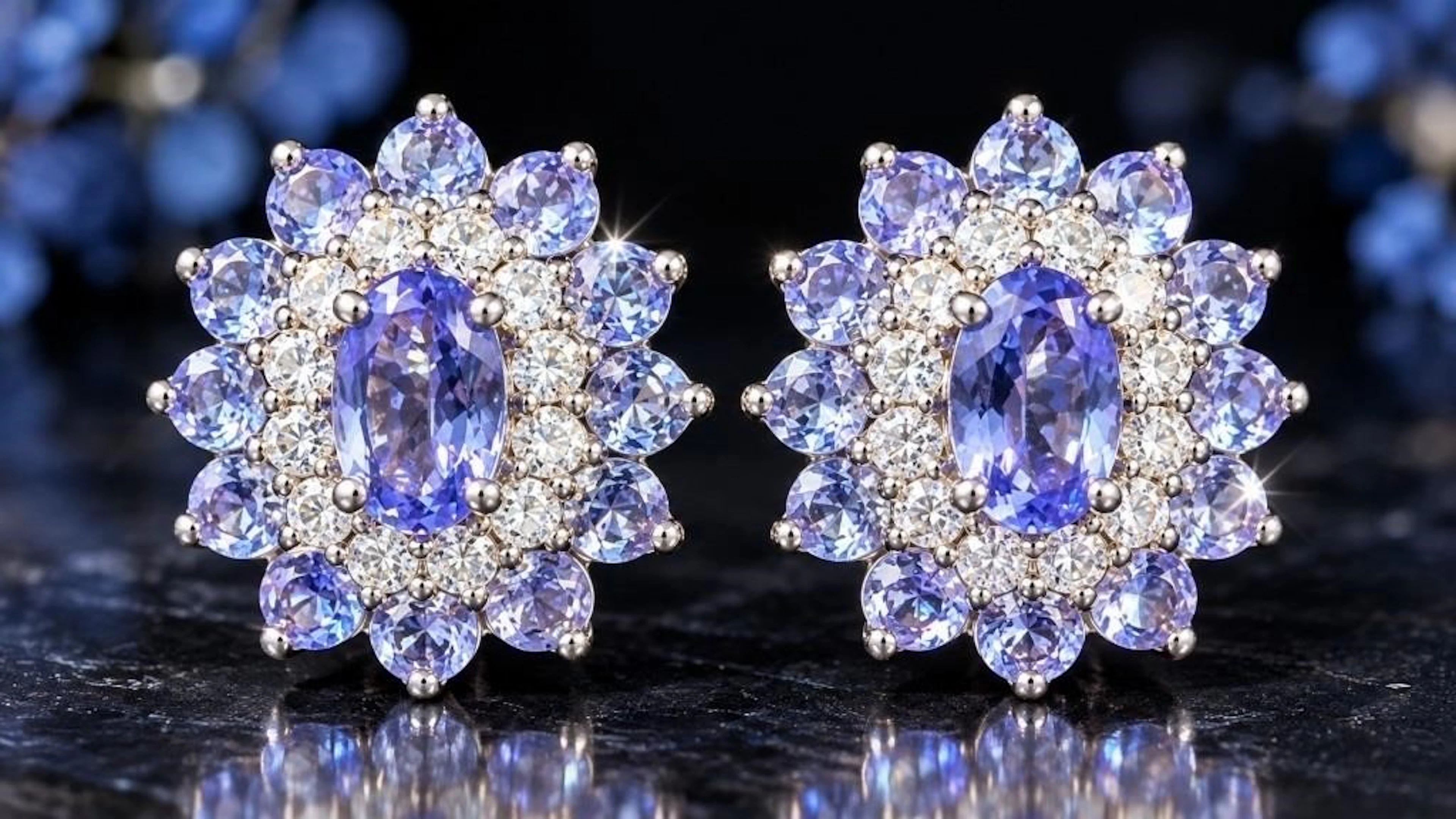 $60, SilverTanzaniteEarring, appraised/retail valu