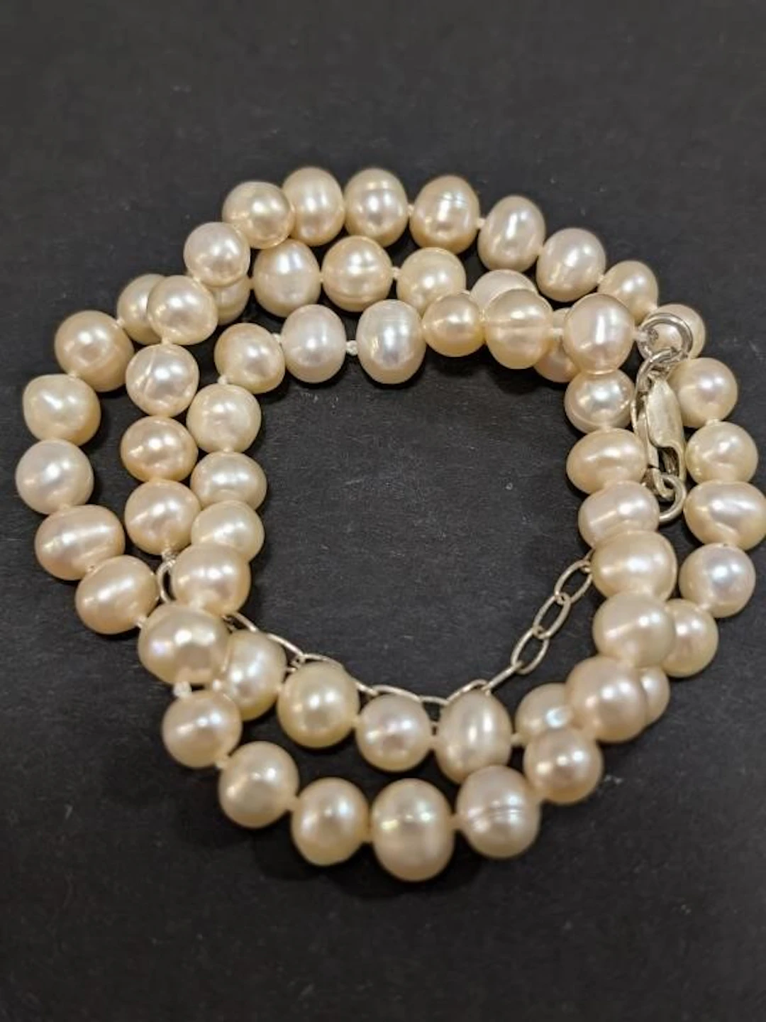 $50, pearlNecklace,17", appraised/retail value $5