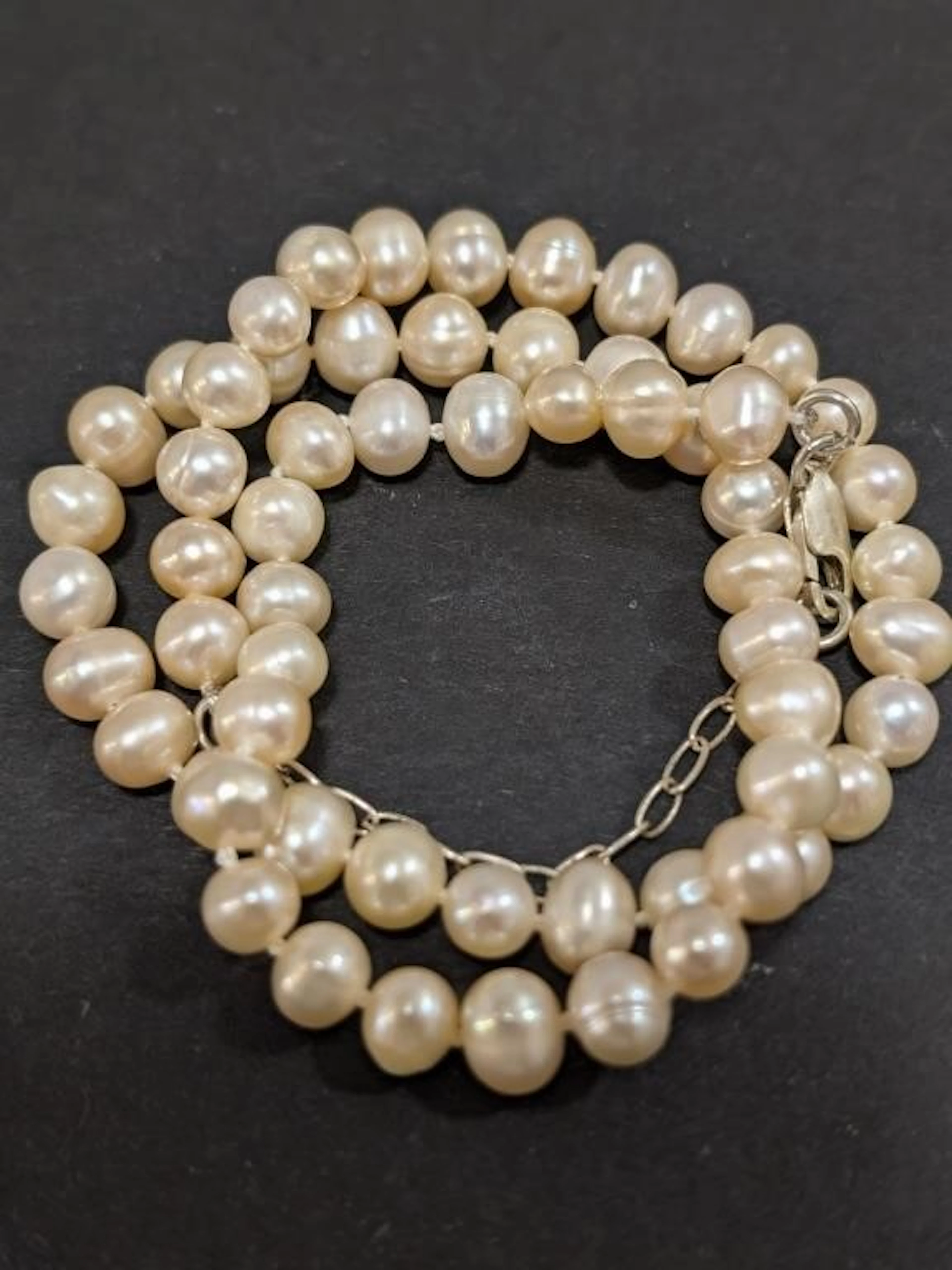 $50, pearlNecklace,17", appraised/retail value $5