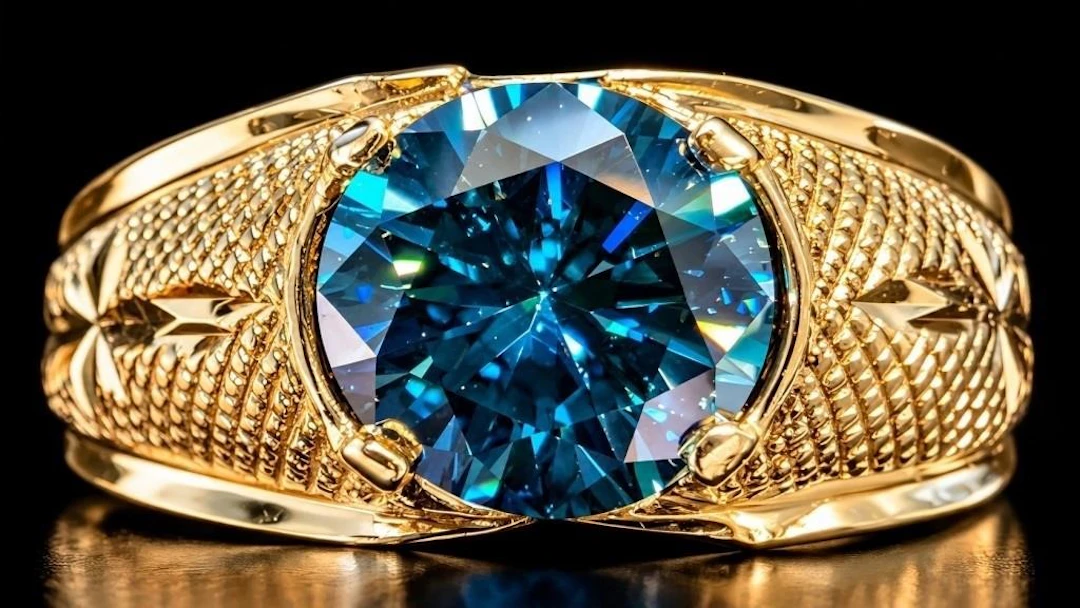 $5000, 10k(2.8g), lab diamond (1.5ct)ring, size 6