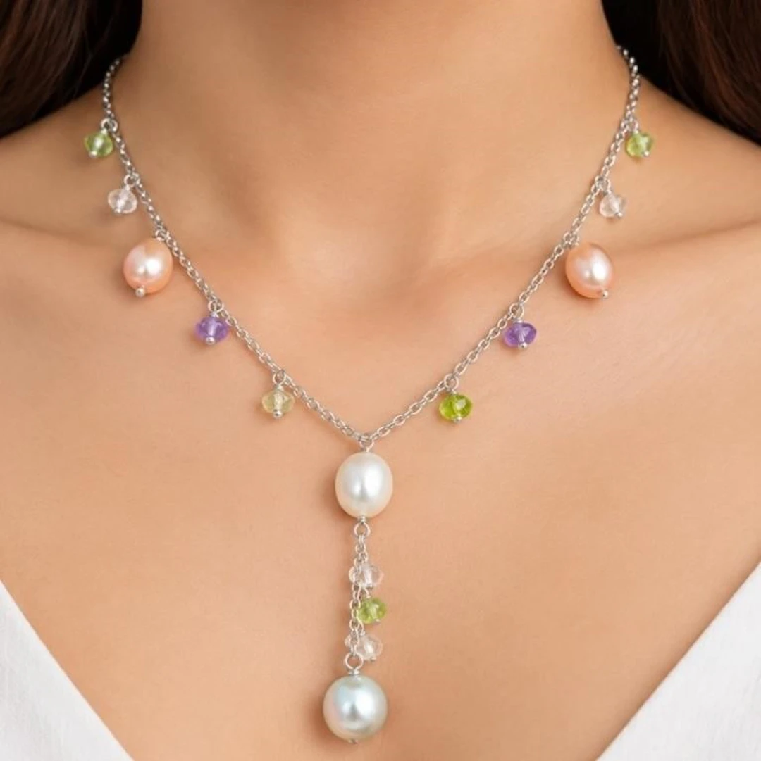 $150, (6.65g), pearl necklace 17", retail value