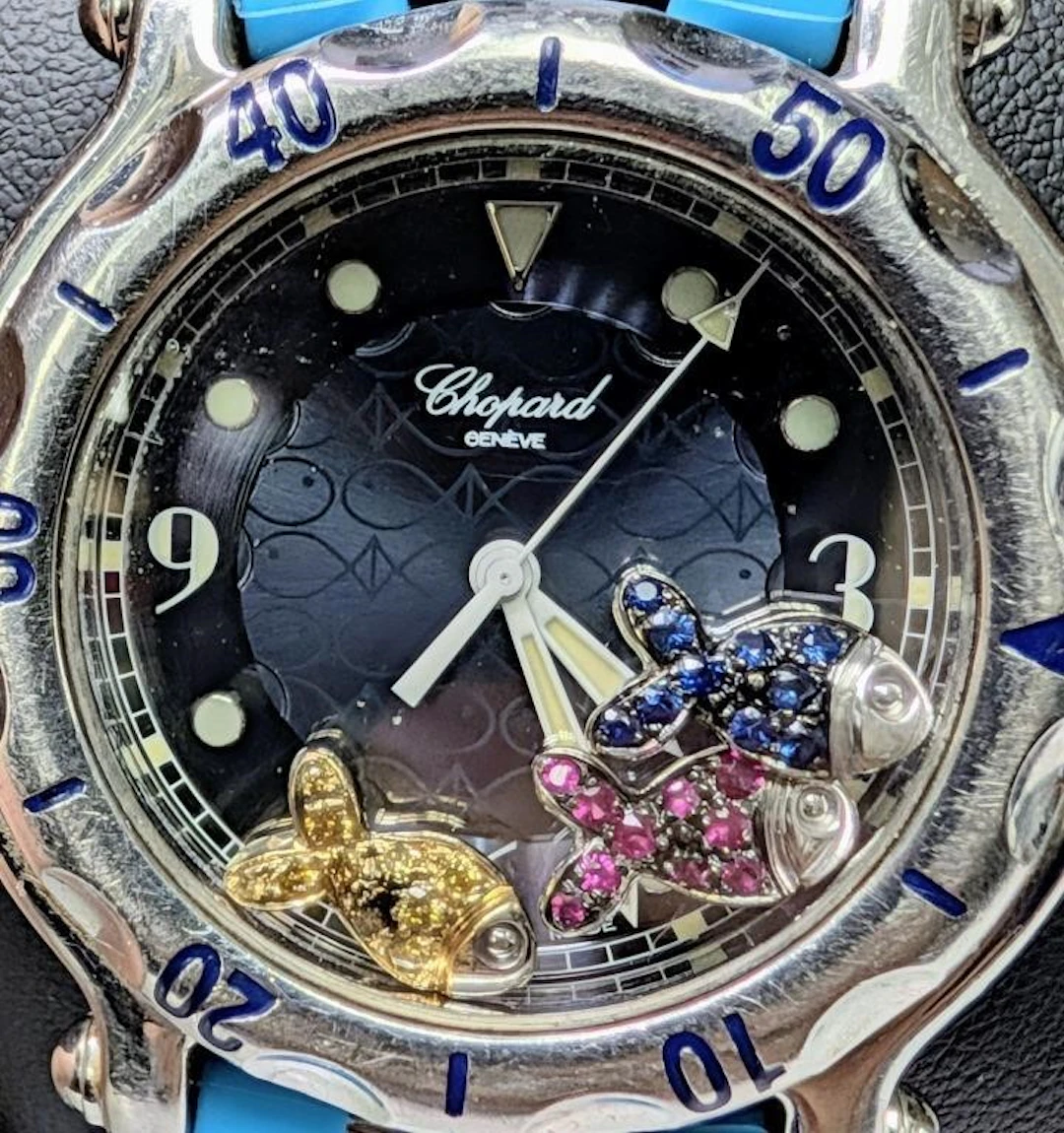 $4995, Chopard Genève gemstone good condition Ref.