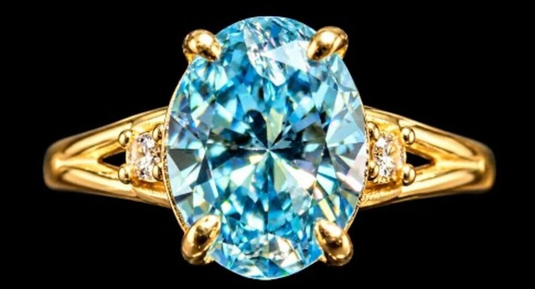 $2400, 10k(1.2g), lab diamond (1.1ct), lab diamond