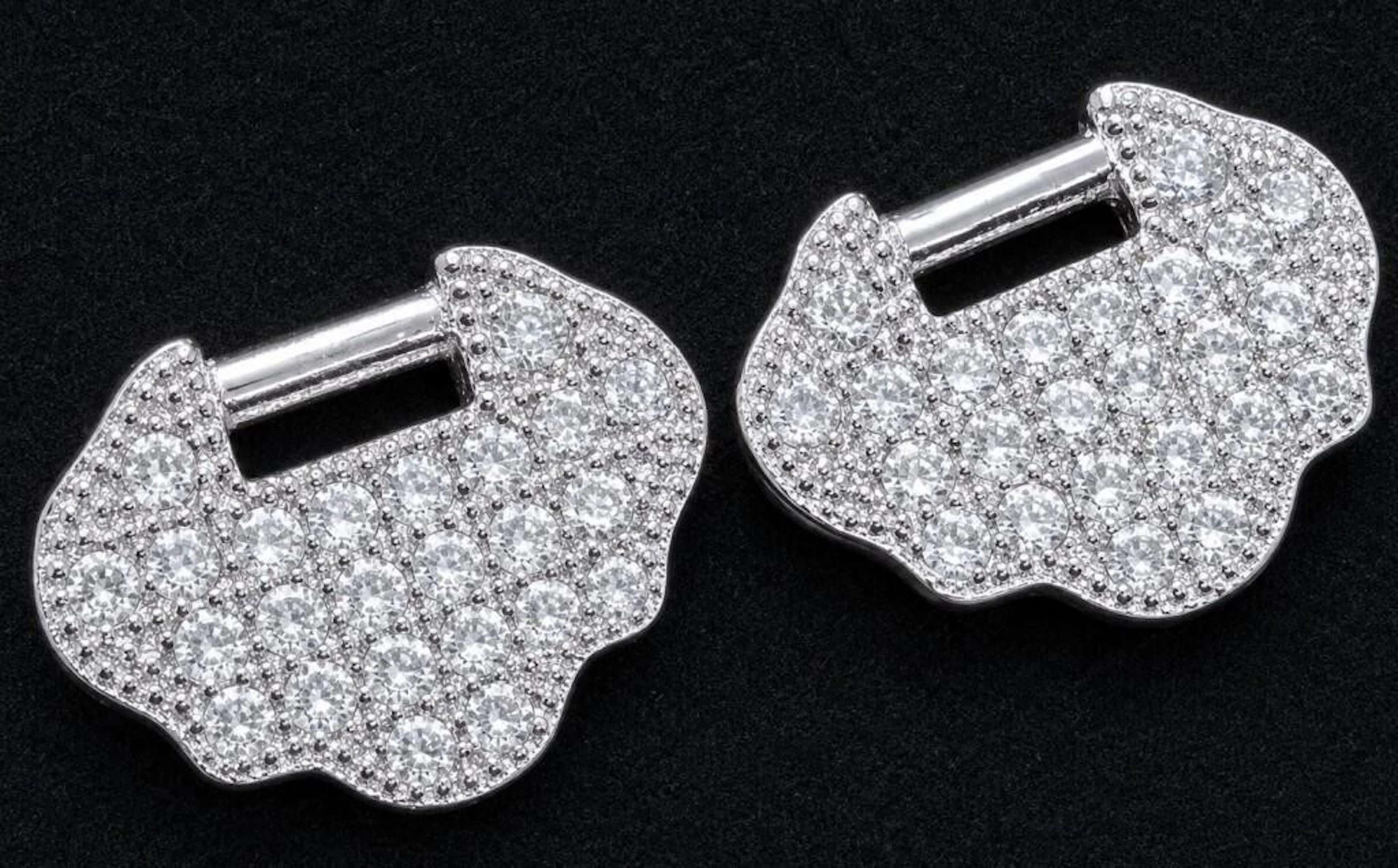 $50, silver cz earring, MSRP $50