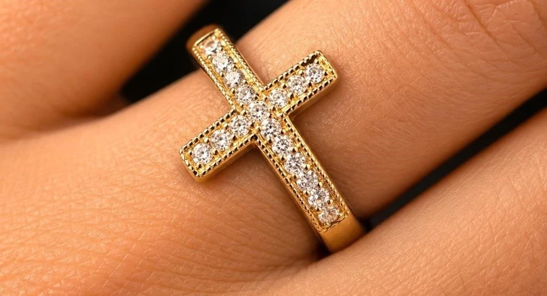 $3600, 14k(1.91g), natural diamond (0.1ct)ring, si