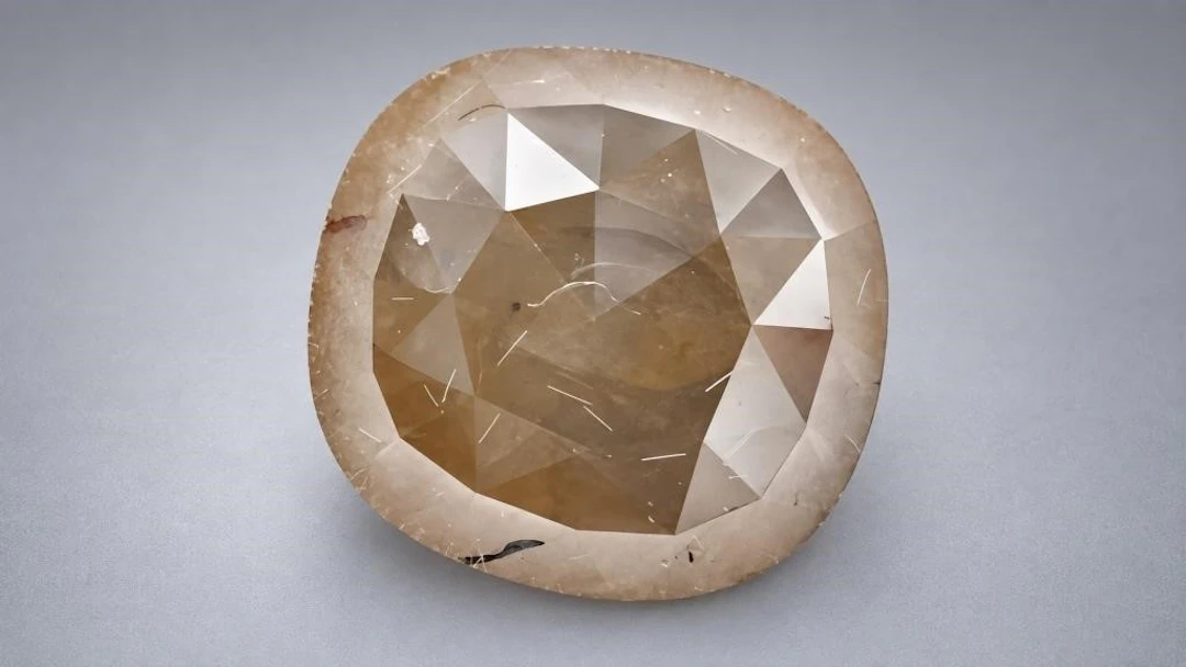 $4500, light brown natural diamond (3.8ct)gemstone