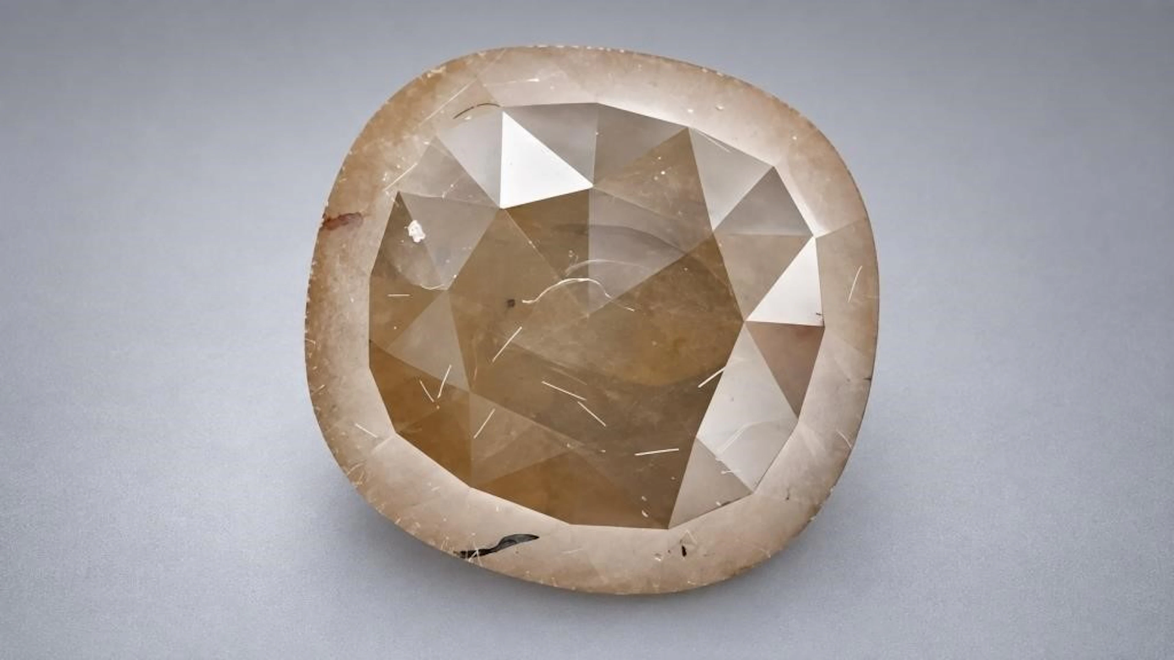 $4500, light brown natural diamond (3.8ct)gemstone