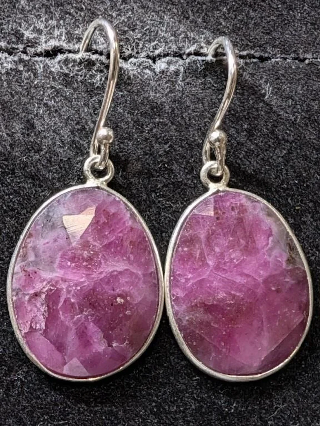 $150, Silver(5.1g), Dyed rubyEarring, appraised/re