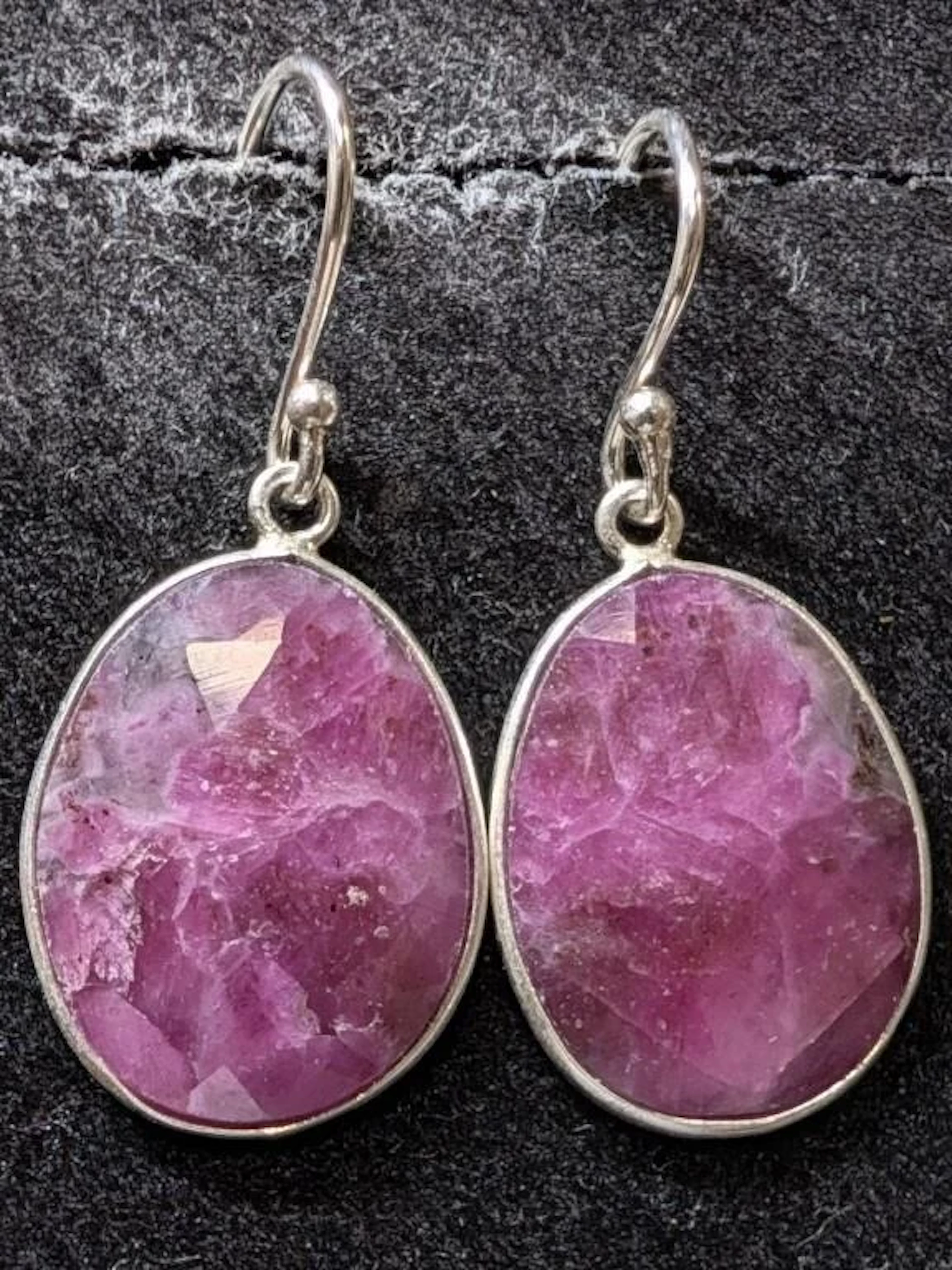 $150, Silver(5.1g), Dyed rubyEarring, appraised/re