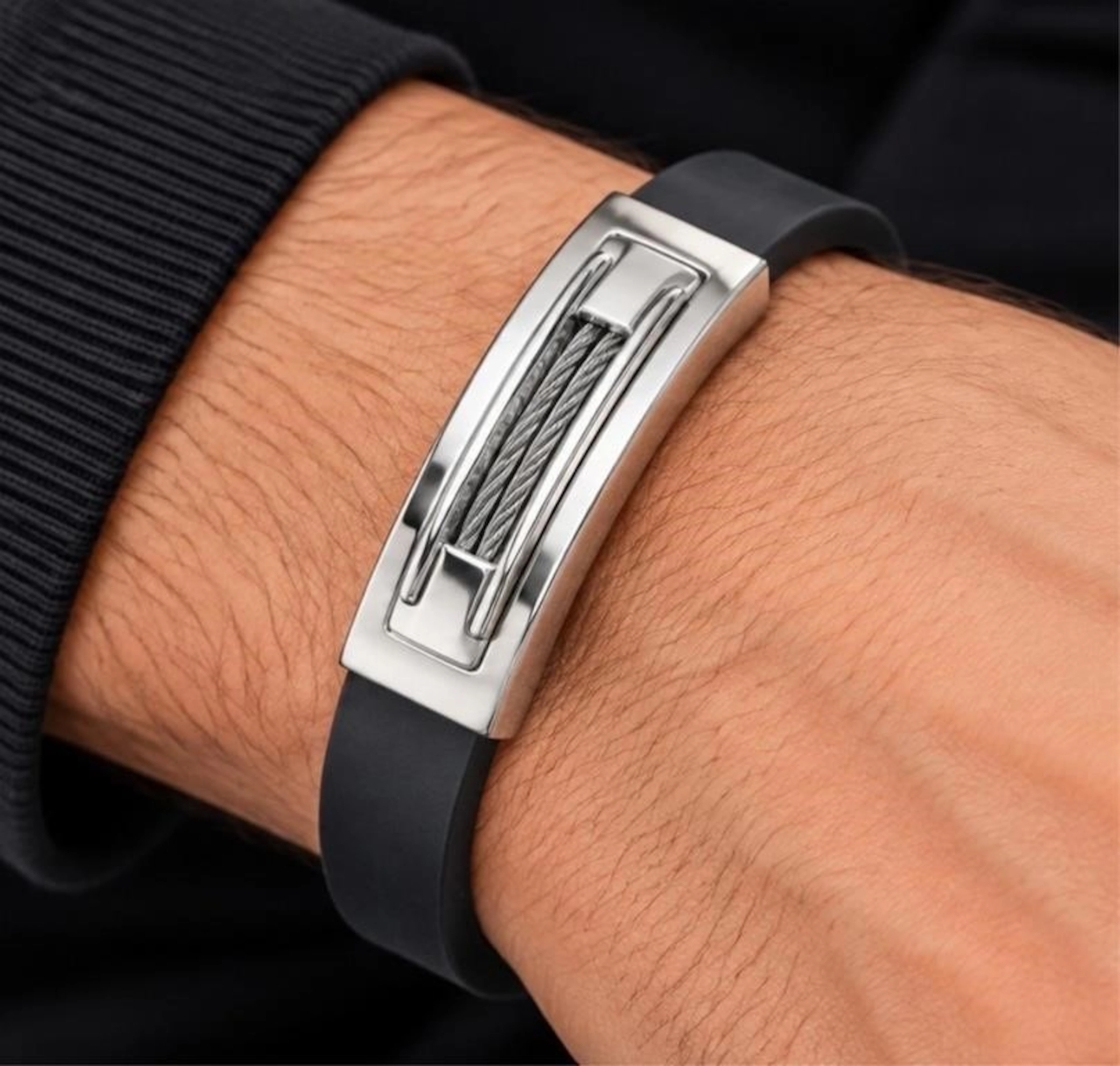 $100, stainless steel (31g), bracelet , retail val