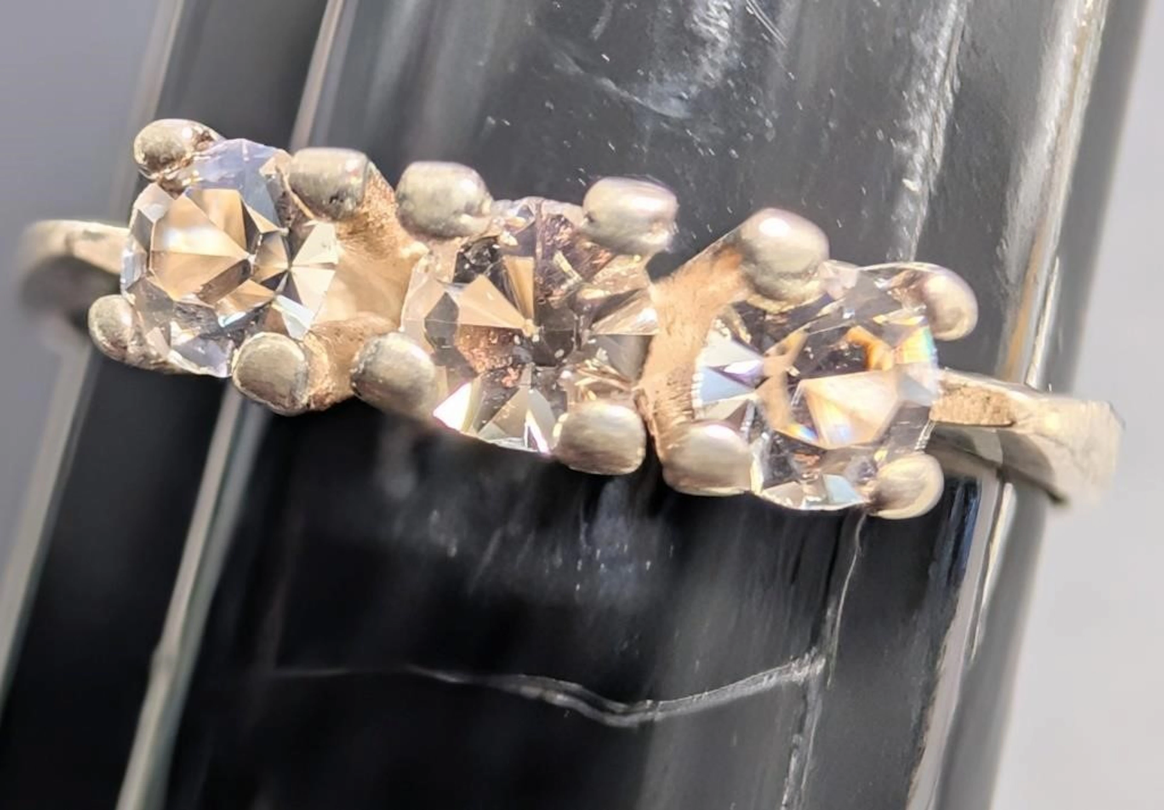 $60, silver(0.94g), cz ring, size , retail value