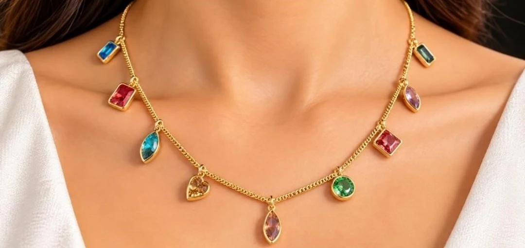 $6110, 10k(4.33g), fancy lab diamond (6.28ct)neckl
