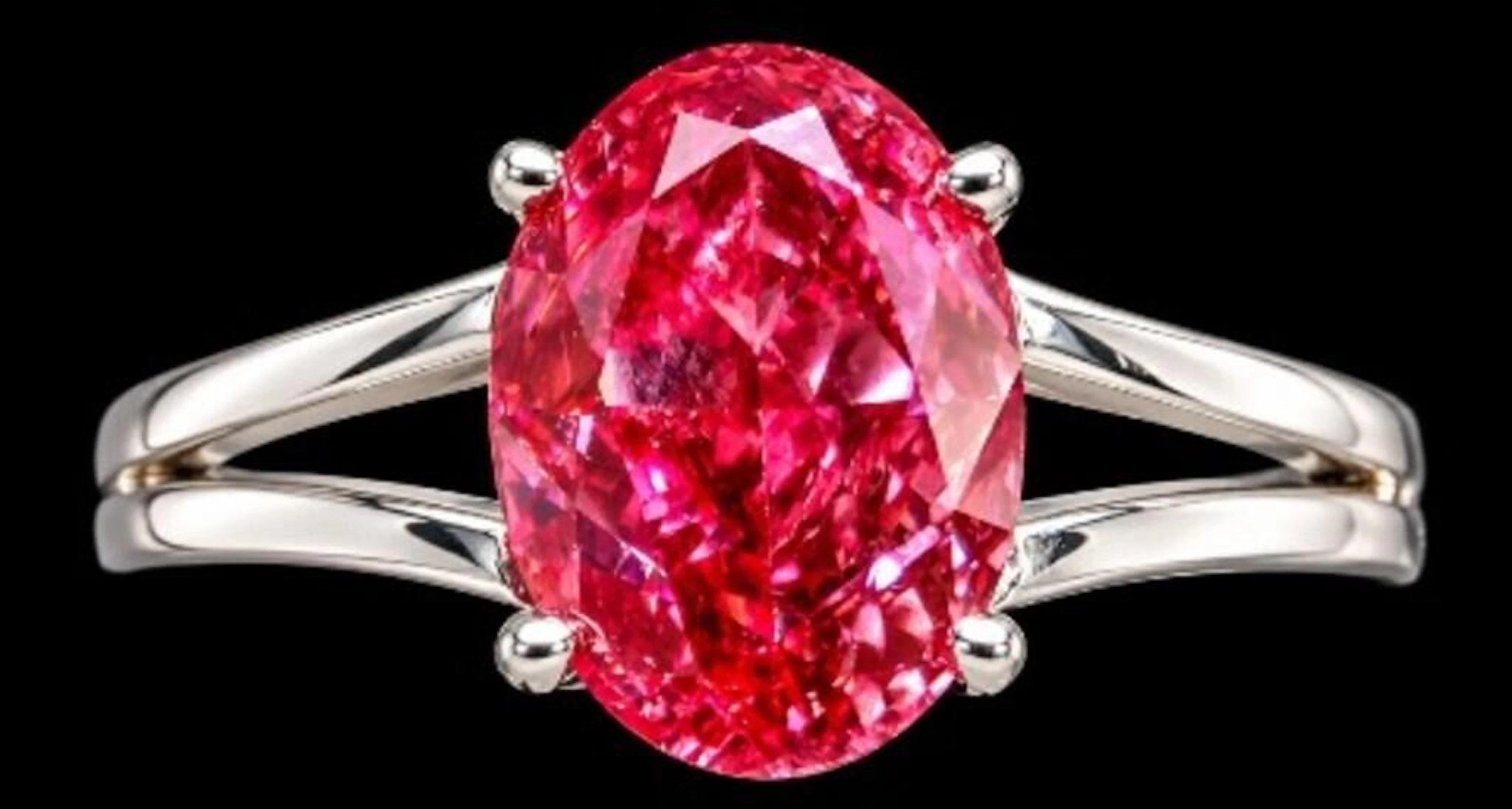 $3000, 10k(1.27g), pink lab diamond (1.2ct)ring, s