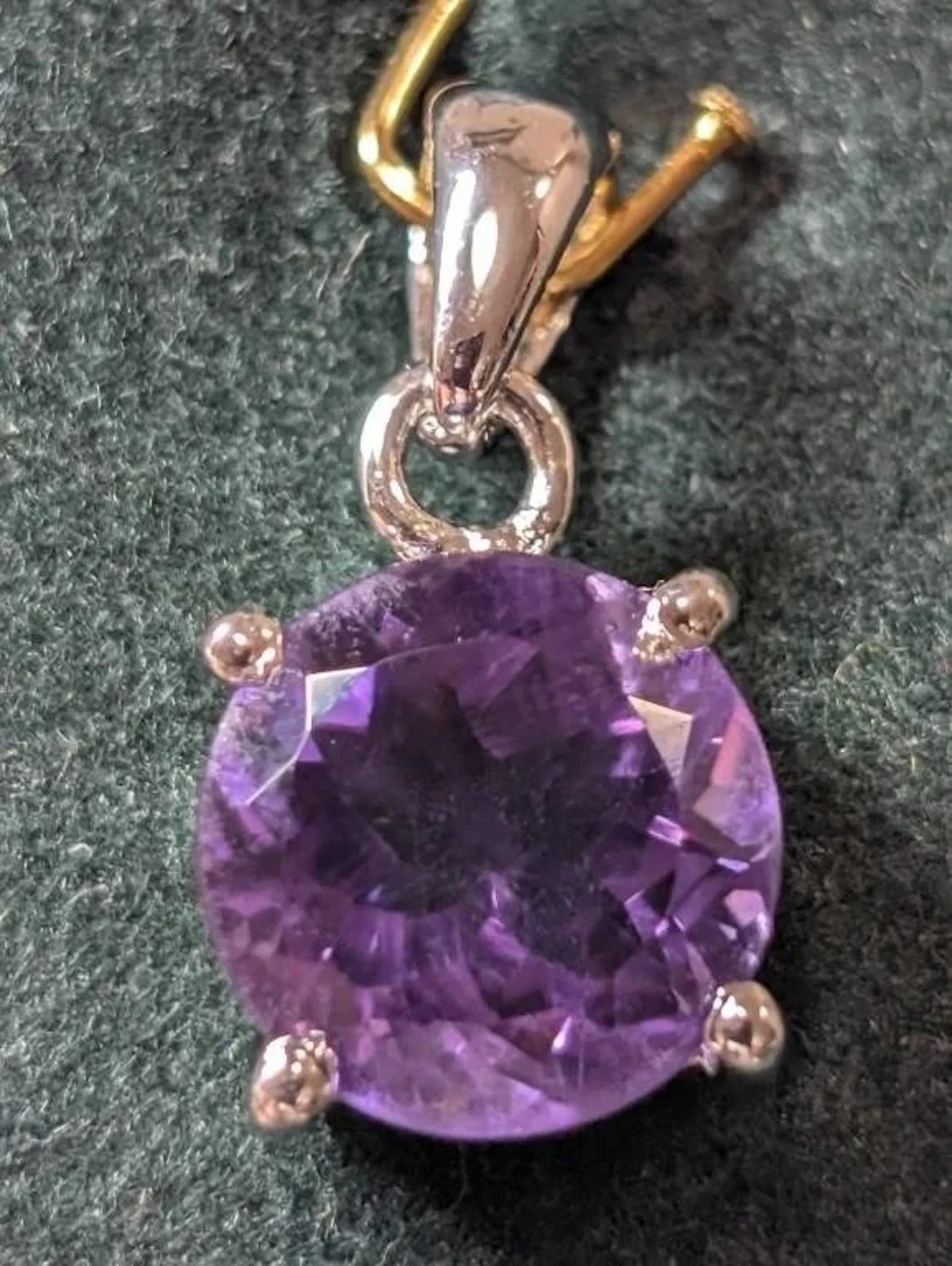 $40, SilverAmethystPendant, appraised/retail value