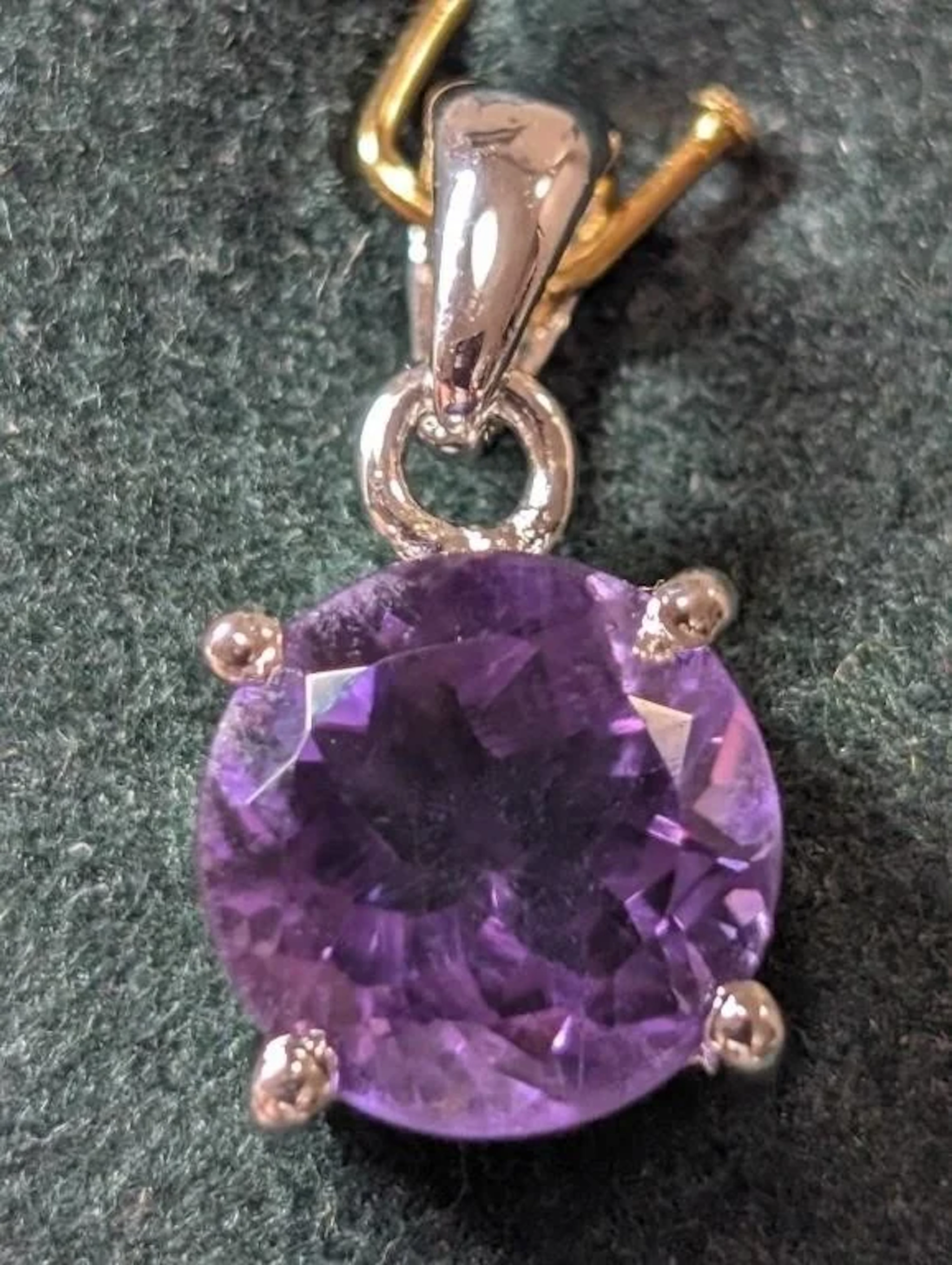 $40, SilverAmethystPendant, appraised/retail value