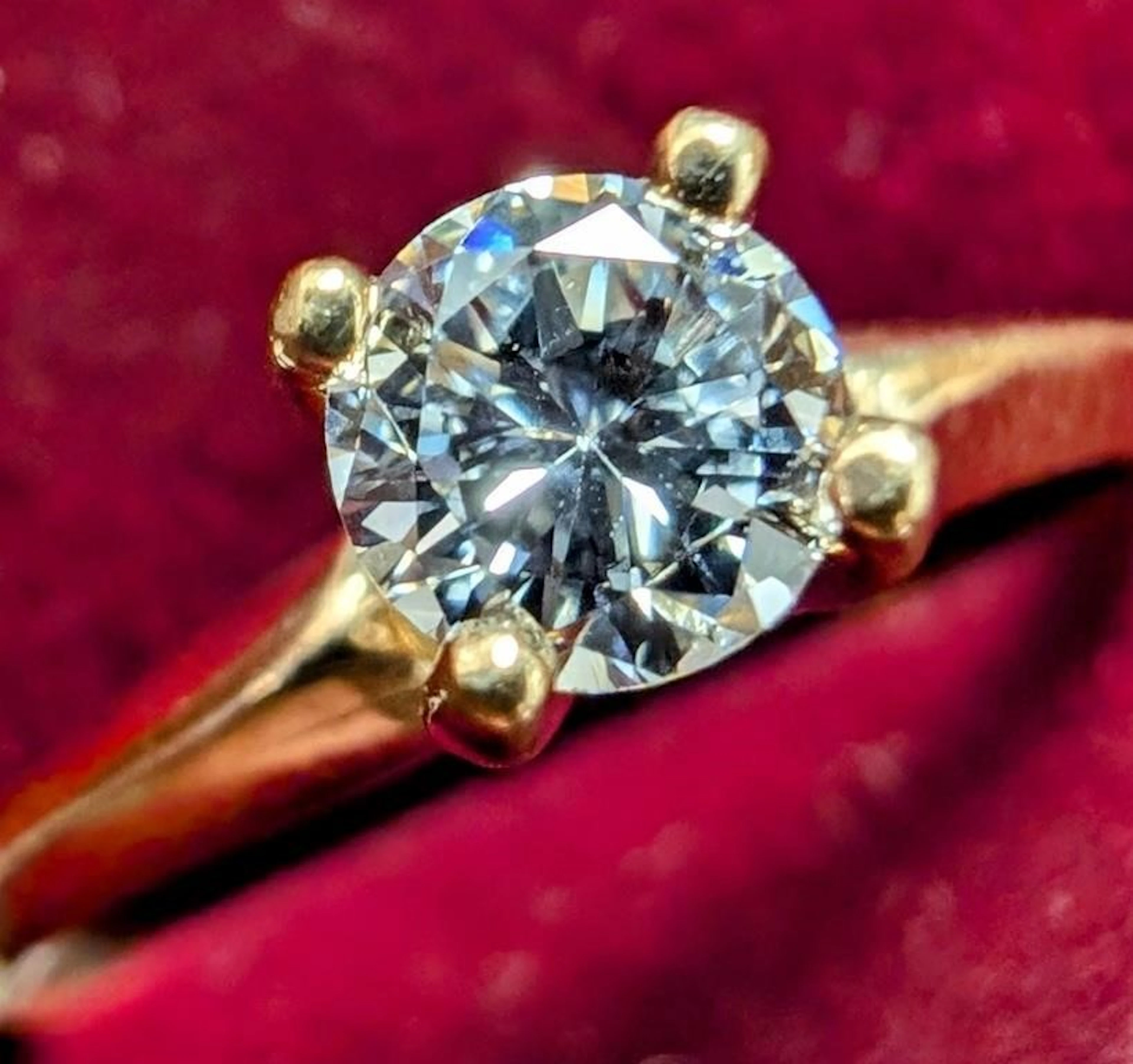 $1700, 10k(1.6g), lab diamond (0.38ct)ring, size 6
