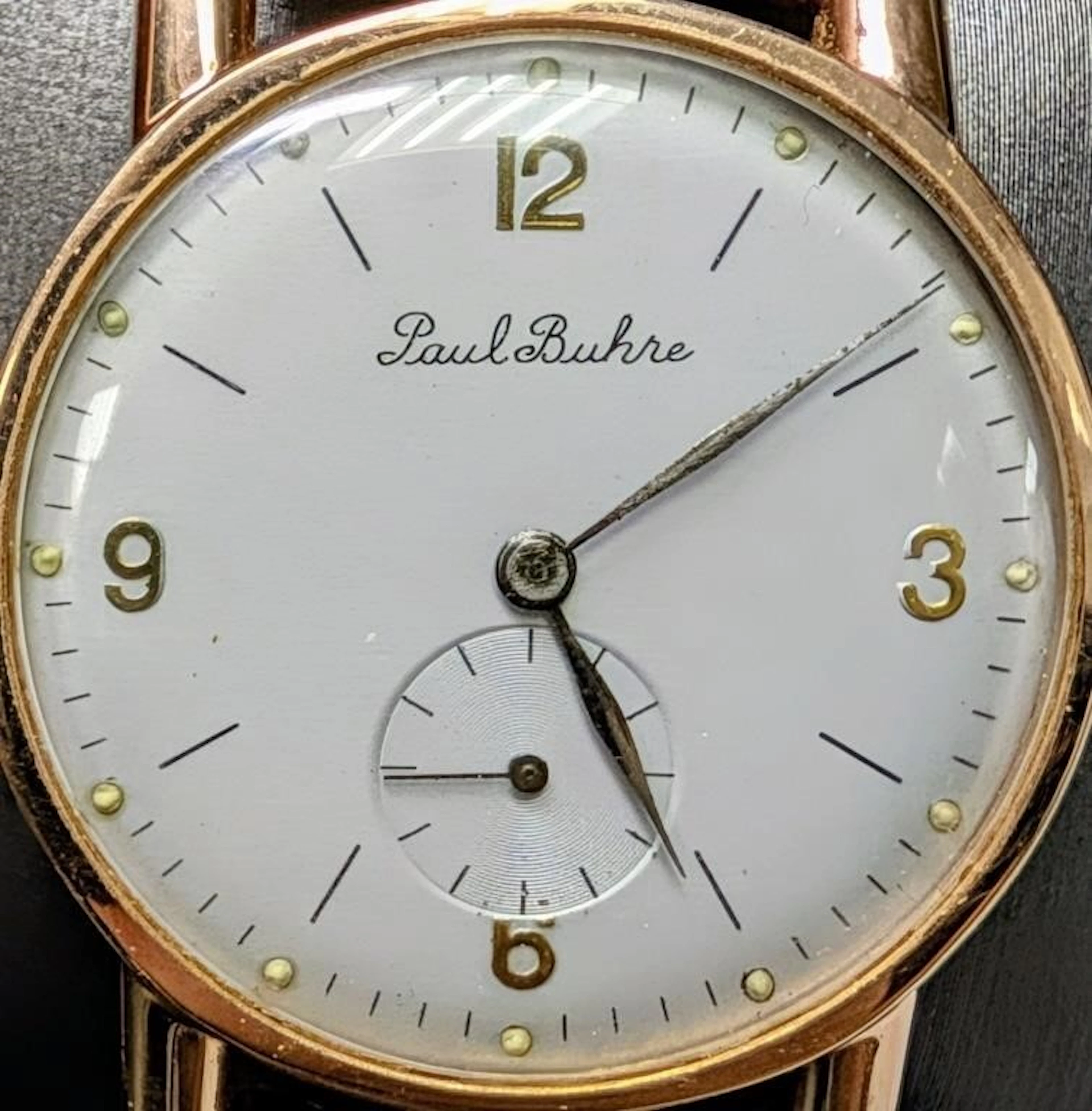 $2100, 14K Rose Gold(41.2g with strap)Paul Buhre 8